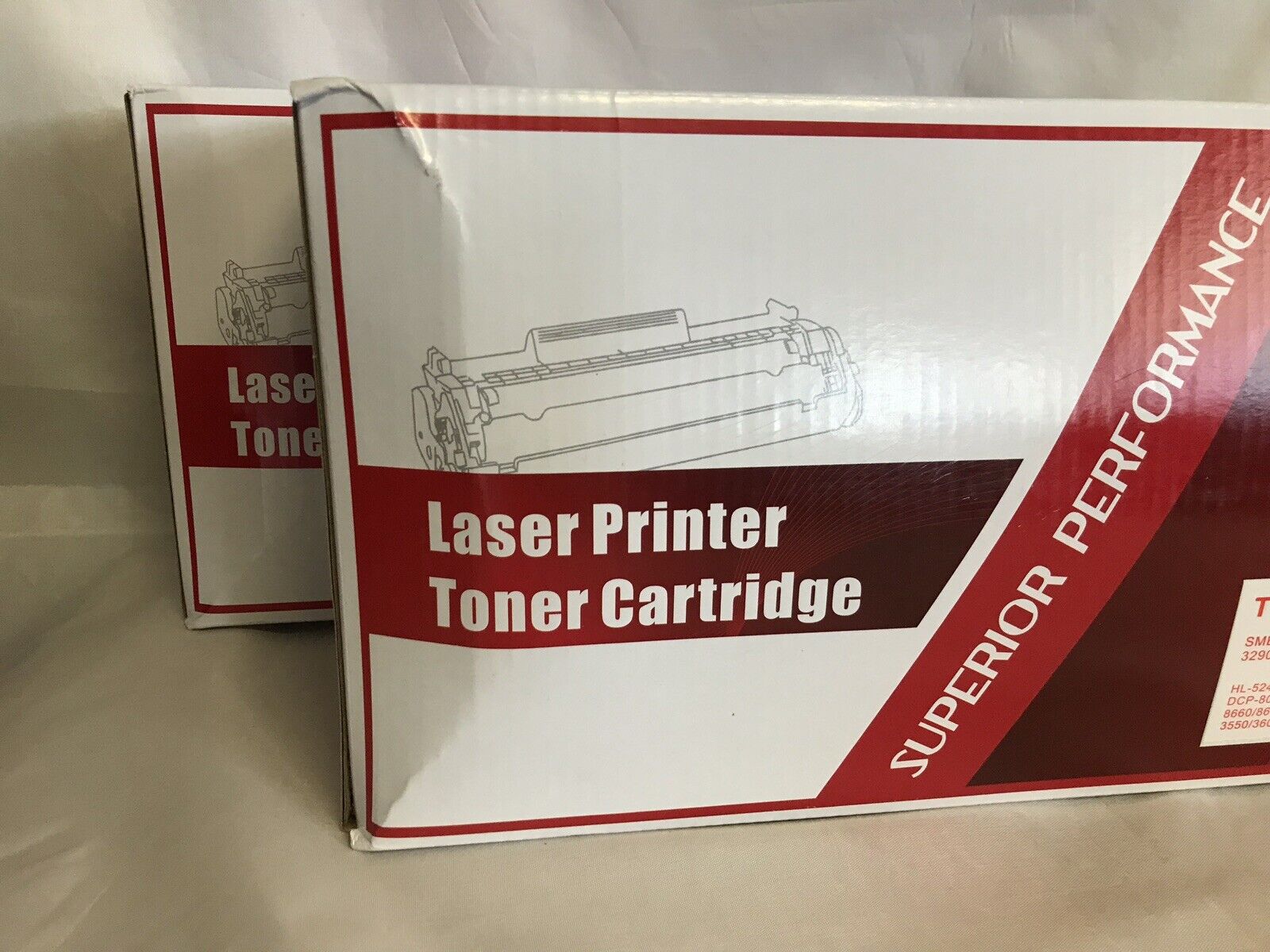 Superior Performance Laser Printer Toner Cartridges 2 Pack (Pack Of 2) TN 580/65