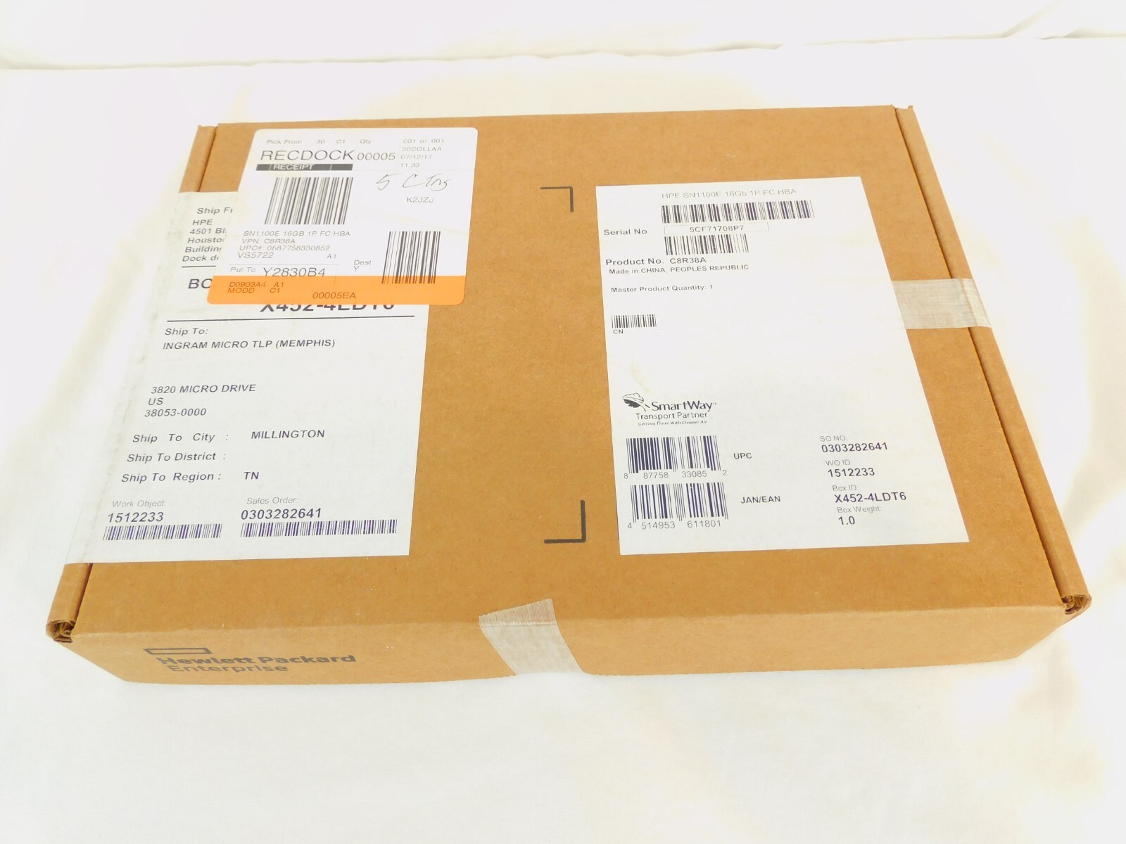C8R38A C8R38-60002 HPE SN1100E 719211-001 16Gb 1P FC HBA Network Card