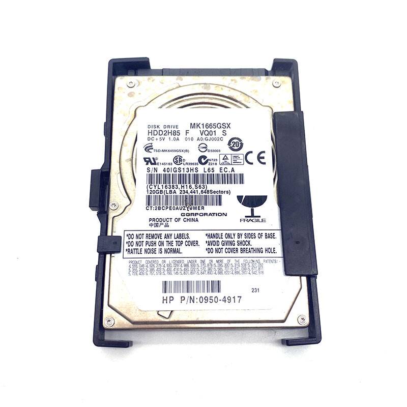 MK1665GSX HDD2H85 2.5" 120GB 5400 RPM SATA Internal Hard Drive Fits for Toshiba