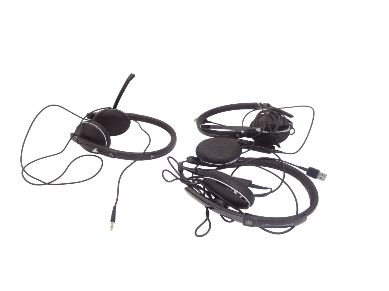 Lot of 3 Sennheiser EPOS ADAPT 160 USB II Headset  SCGD9 - 