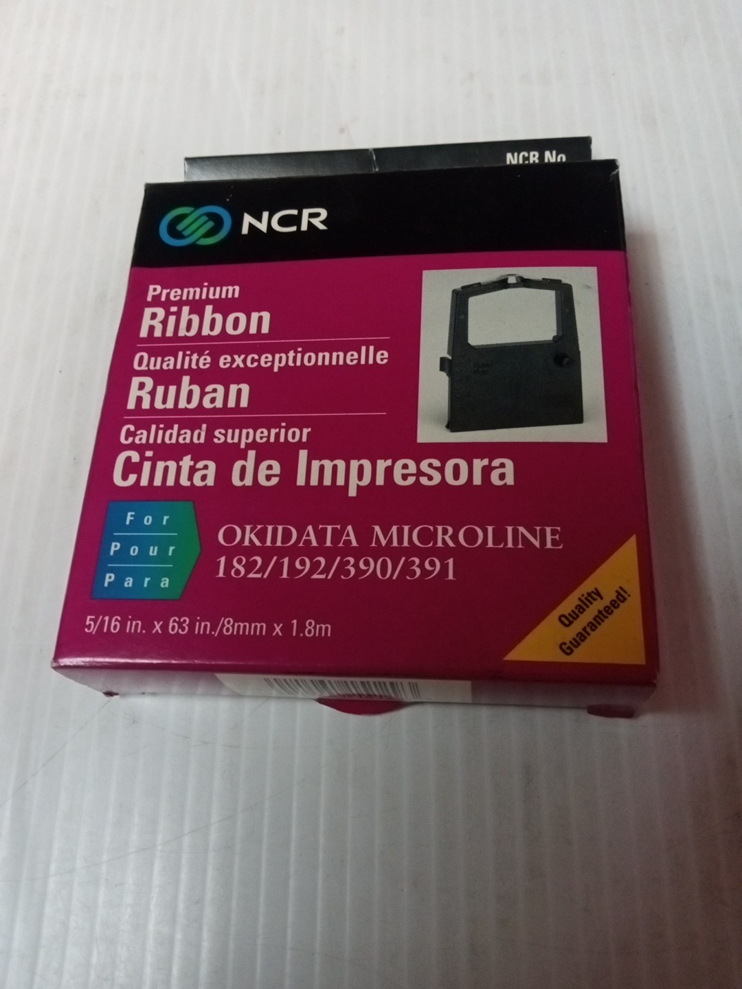 NCR Premium Ribbon for Okidate Microline 182/192/390/391 • NEW 