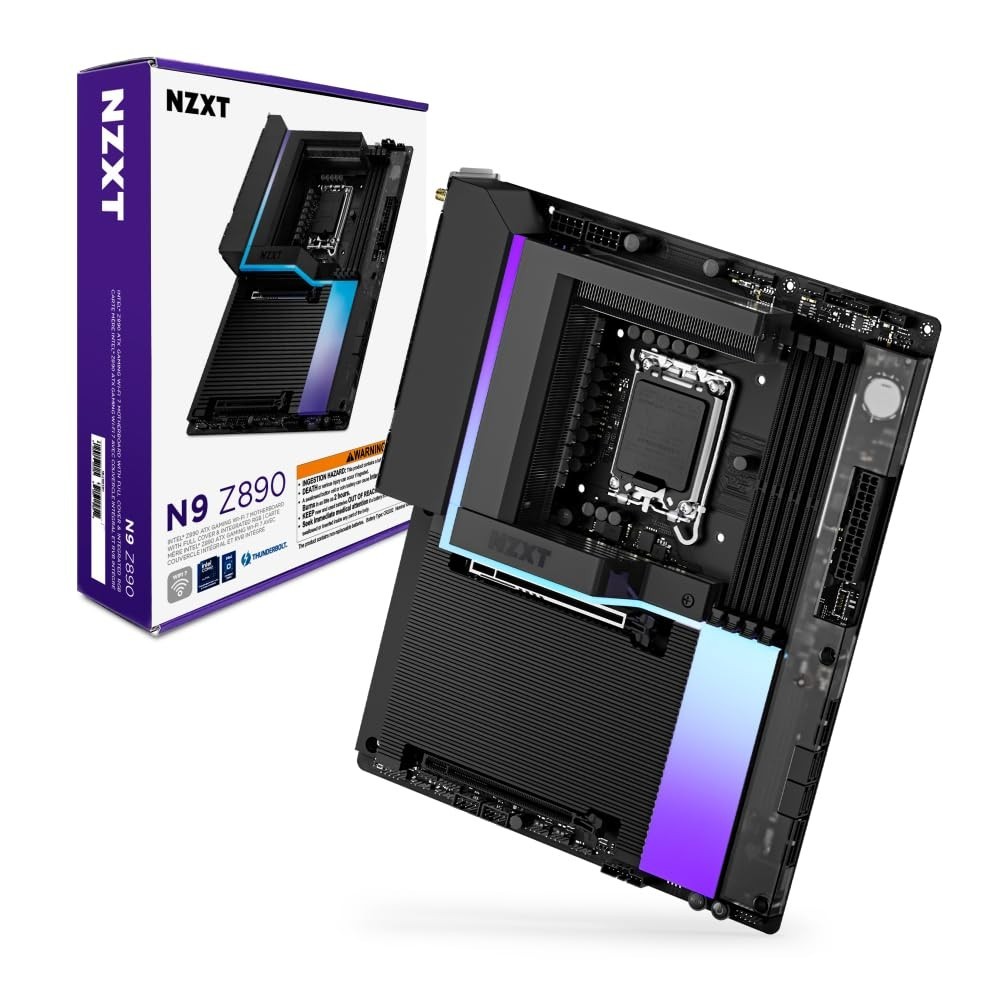 NZXT N9 Z890 ATX Gaming WI-FI 7 Motherboard Black (Out-of-Stock Everywhere)