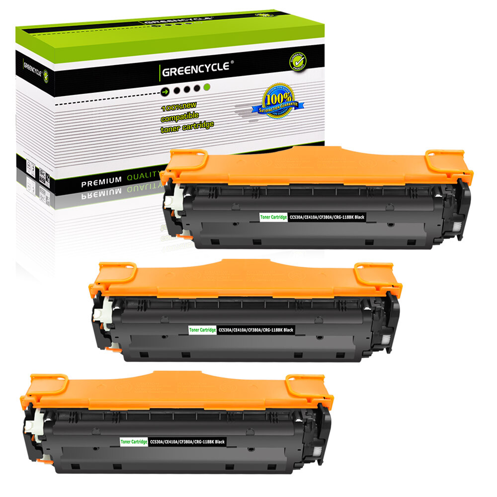 3PK 118 Toner Fit for Canon ImageCLASS LBP7200cdn LBP7660Cdn LBP7680Cdn MF724cdw
