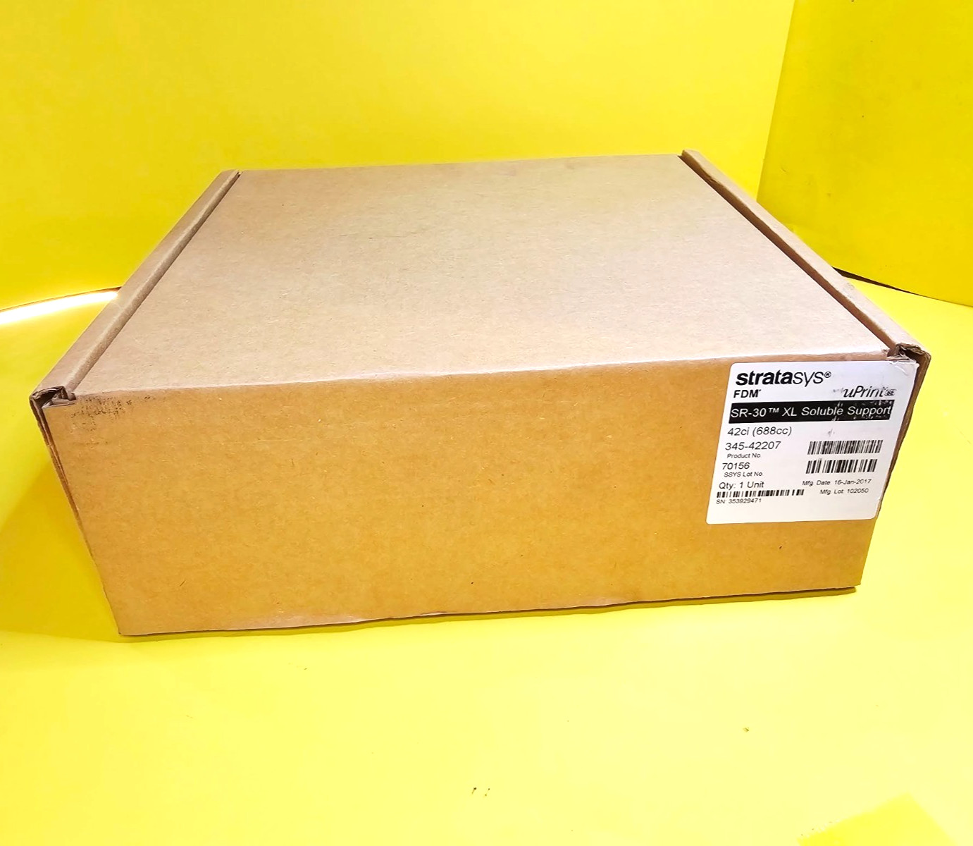*BRAND NEW IN THE BOX* STRATASYS SR-30 XL 345-42207 SOLUBLE SUPPORT MATERIAL FDM