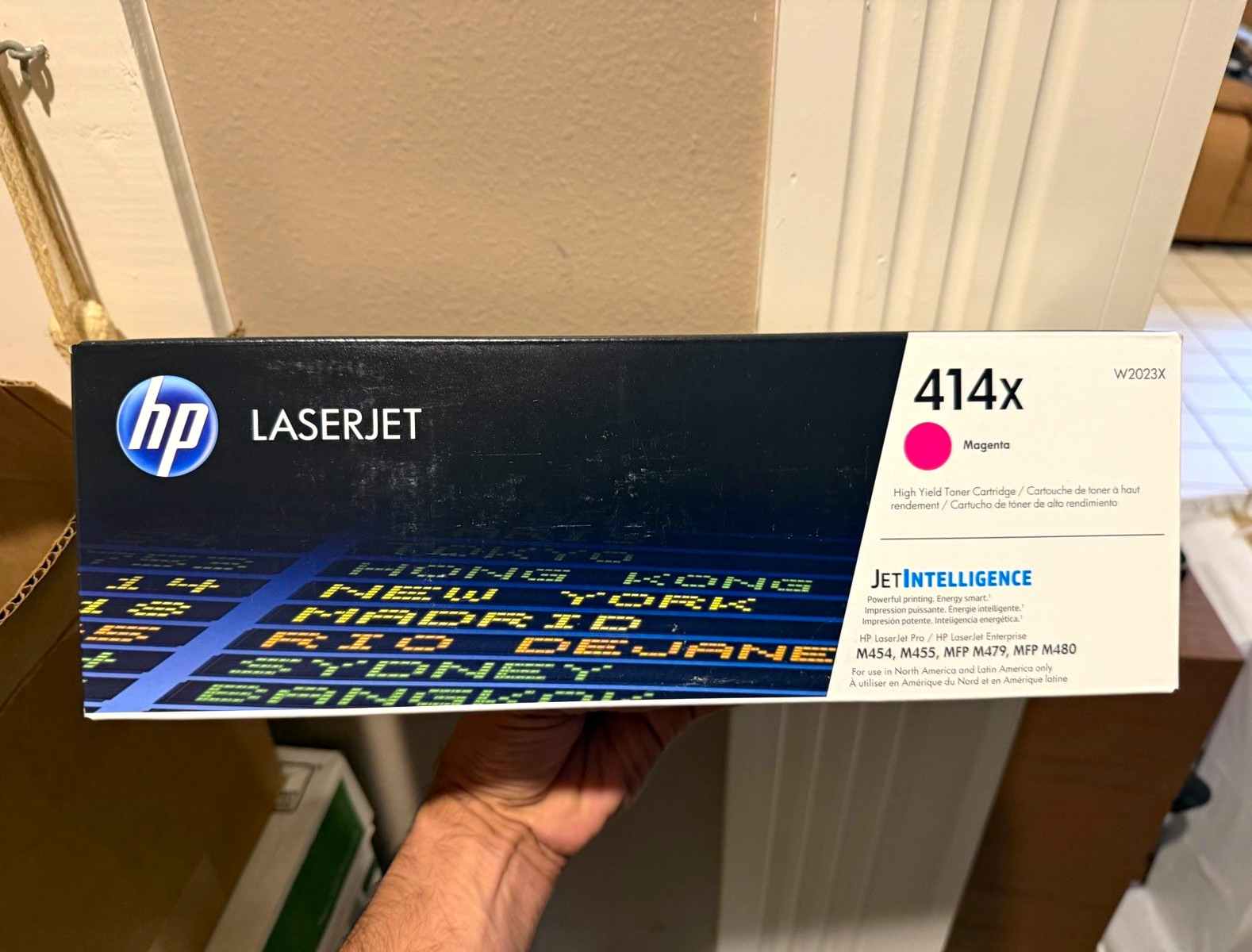 HP 414X Magenta High Yield Laser Toner Cartridge W2023X for M454/M479
