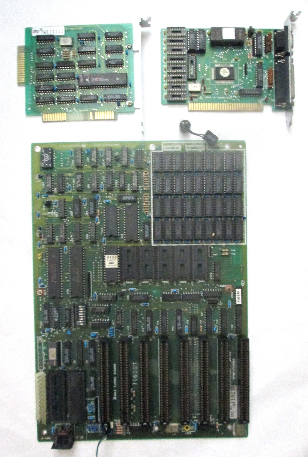 DTK PIM Turbo 8Mhz 39784 XT Motherboard & Display & Floppy Card WORKS Vintage PC