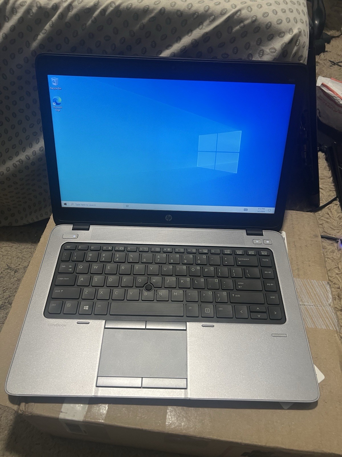 HP EliteBook 840 Laptop Intel i3 8GB RAM 1 Terabyte Storage Please read