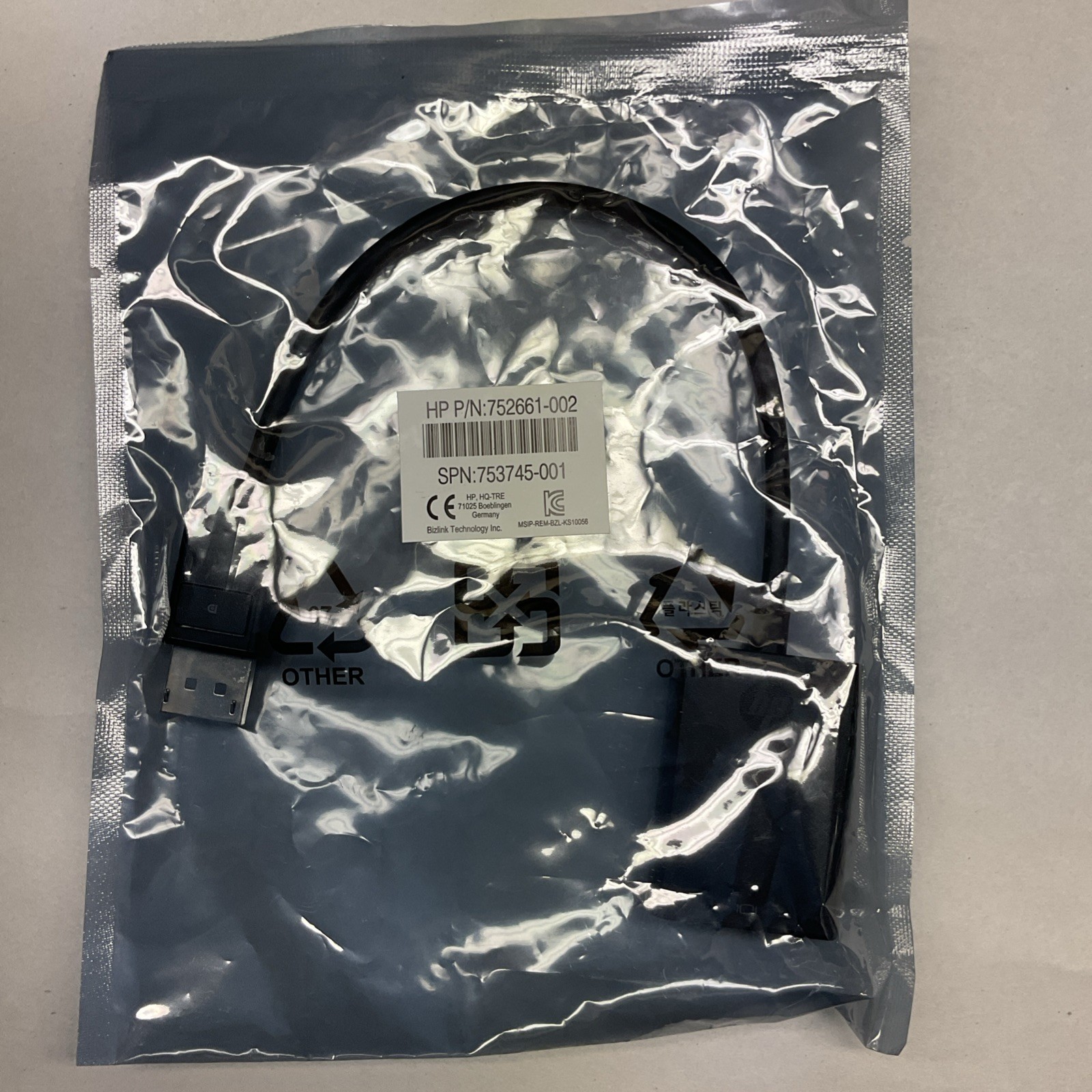 LOT OF 21 NEW HP DisplayPort to VGA Adapter Cable P/N 752661-002 SPN 753745-001