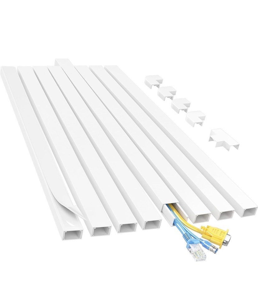 Yecaye 125in on Wall Cord Hider Kit New