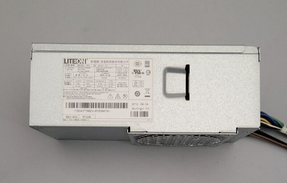 LITE-ON POWER SUPPLY MODEL PS-4241-01 - P/N 54Y8849 / 54Y8921 - 240W