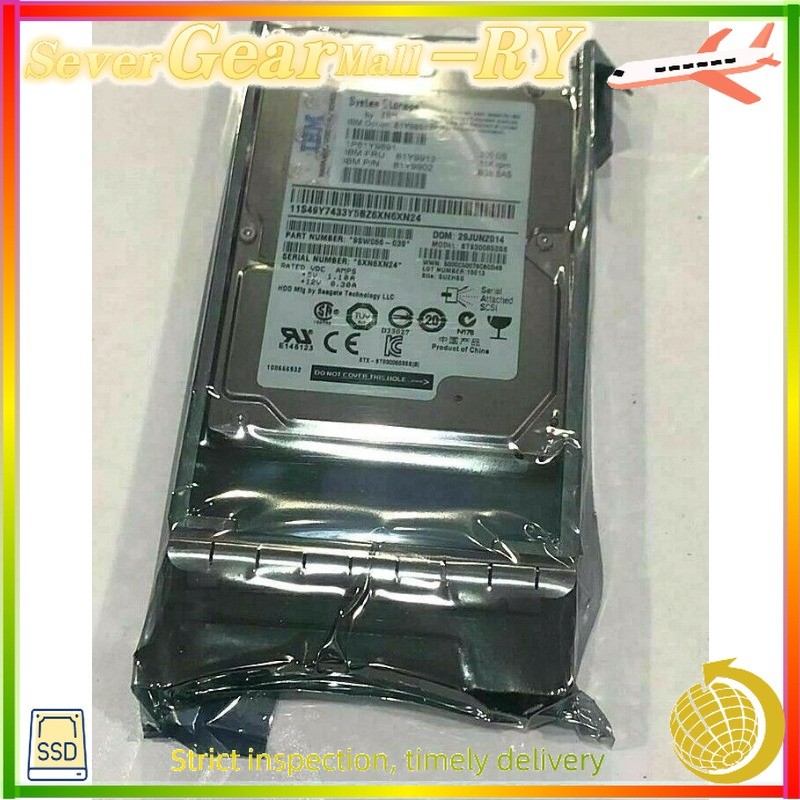 New FOR IBM 300GB 81Y9902 81Y9891 81Y9913 6Gb 15K SAS HARD DRIVE HDD