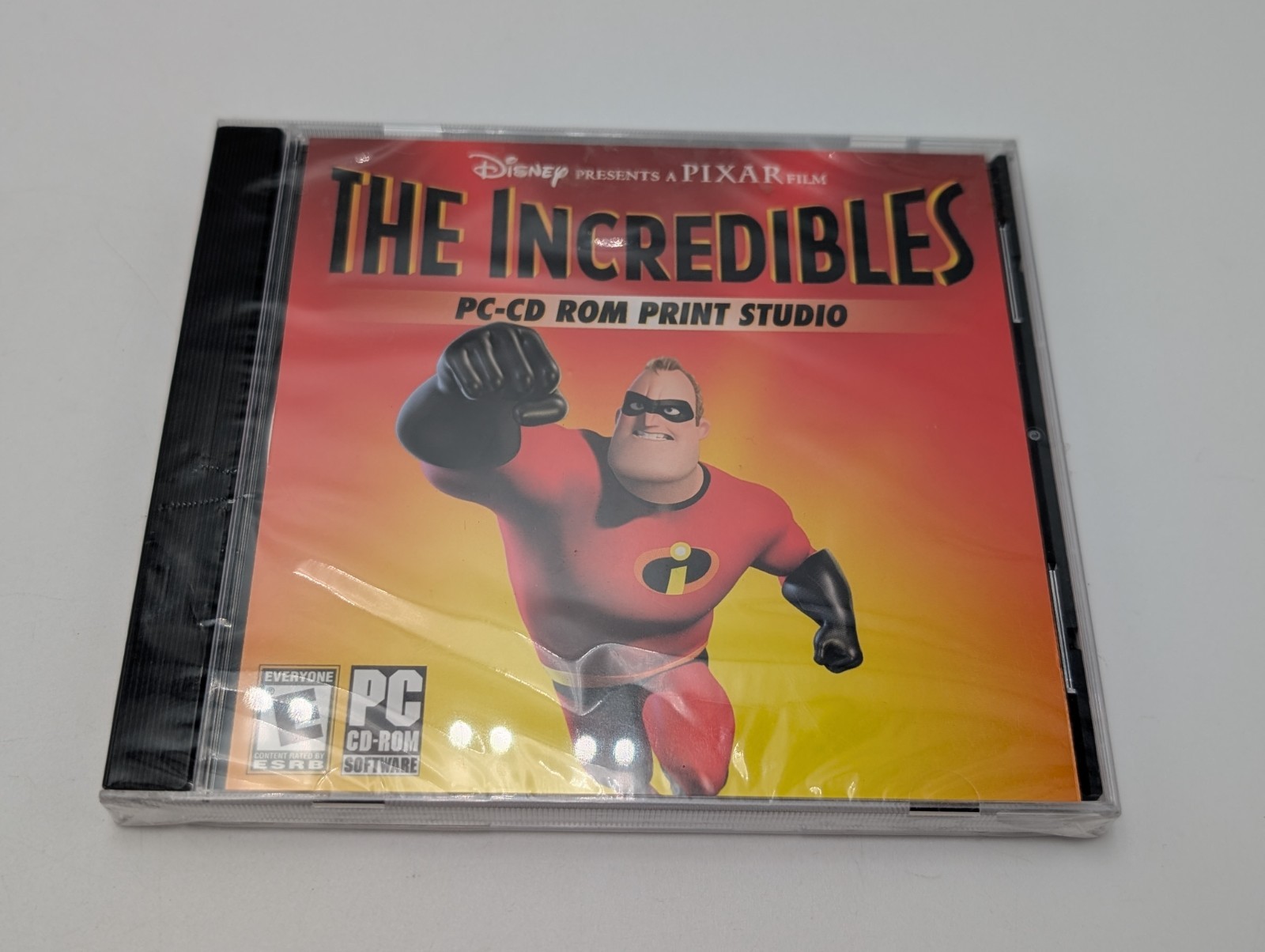 The Incredibles PC CD-ROM Print Studio Disney Pixar Windows 98/Me/XP New Sealed