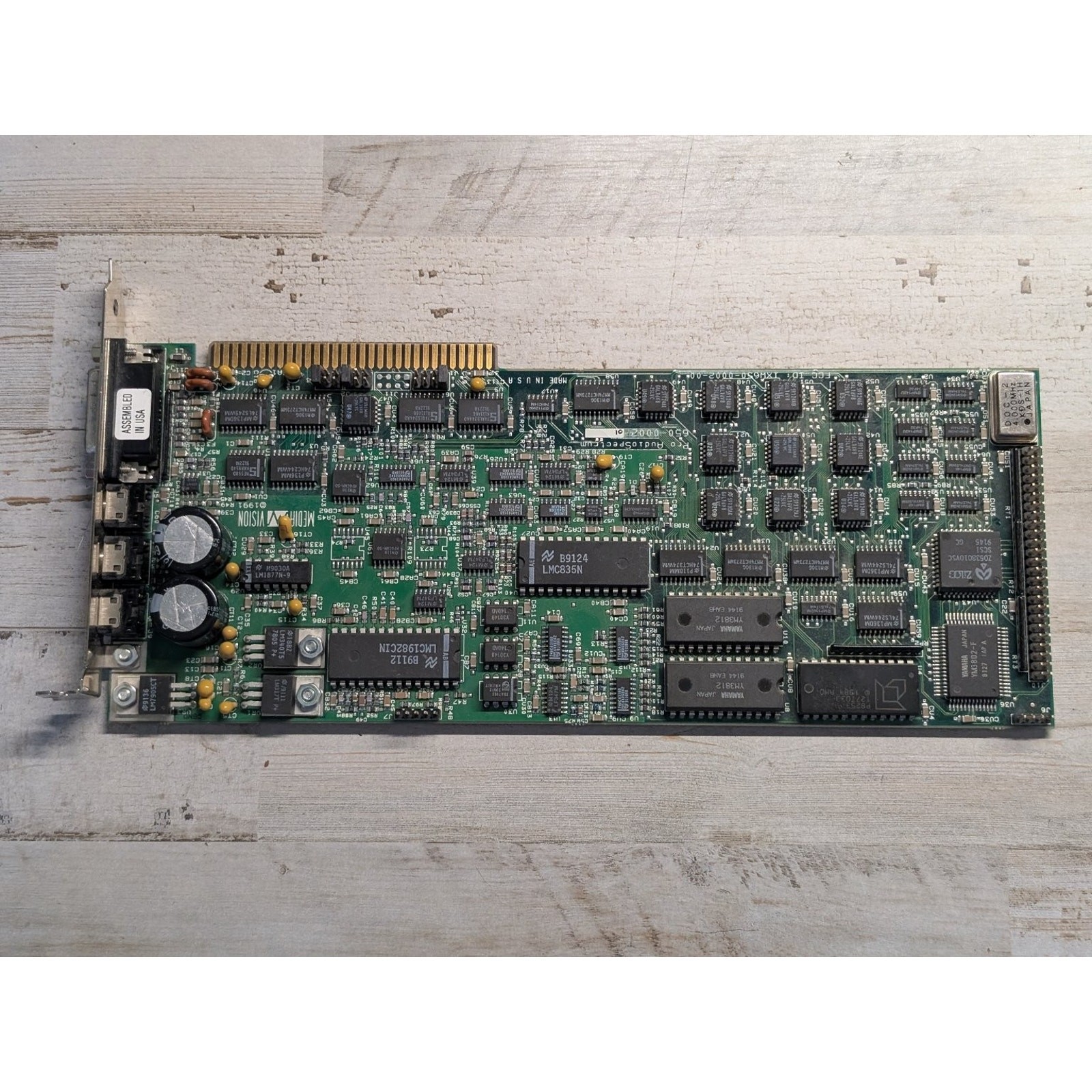 MediaVision Pro AudioSpectrum ISA Sound Card 650-0002-01 Vintage PC Game Port