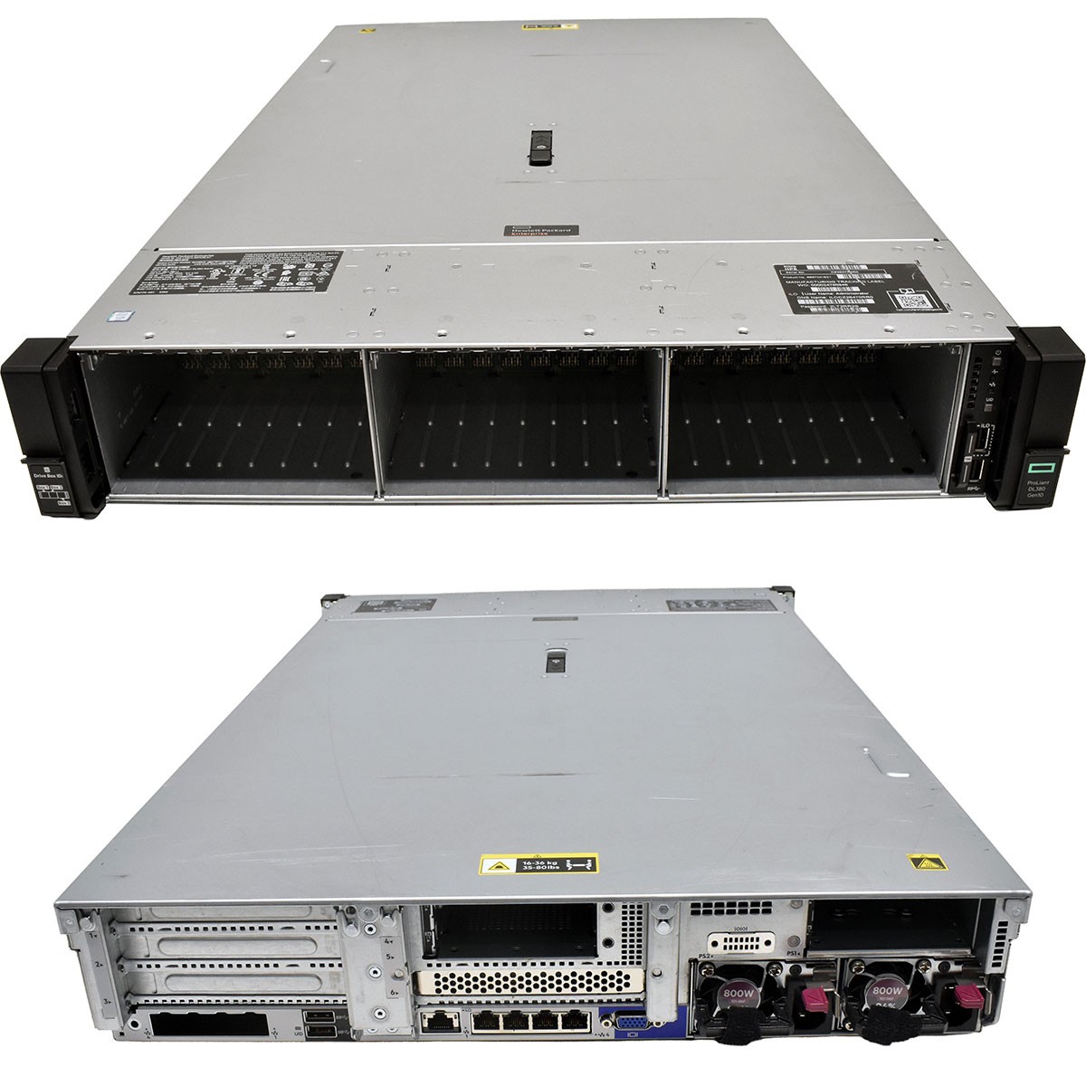 HP ProLiant DL380 G10 2U No CPU 2x Cooler 0GB RAM DDR4 28x SFF 2.5 P816i-a Exp