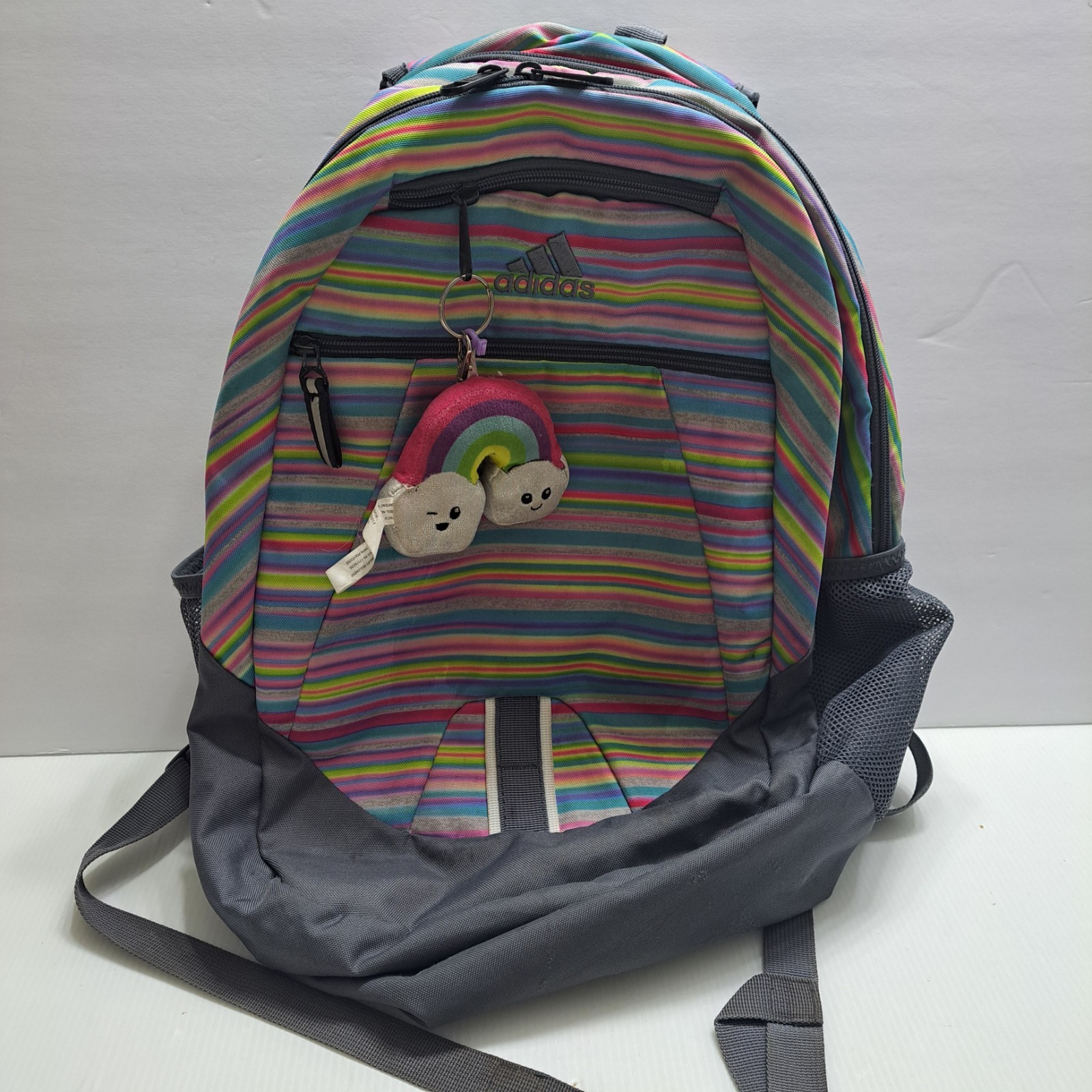 Adidas Laptop Back To School Backpack Bag Multicolor Threestriplelife EUC 