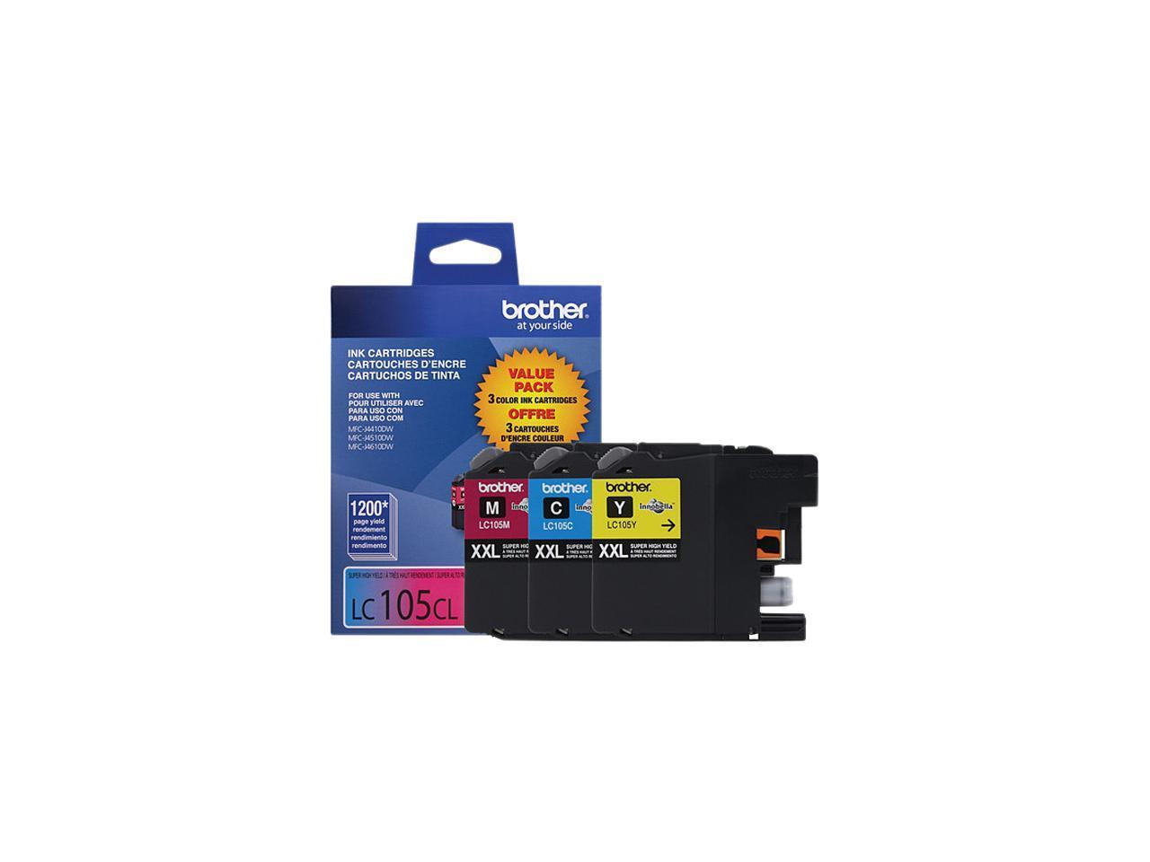 Brother LC1053PKS Super High Yield Innobella Ink Cartridge - Combo Pack - Cyan/M