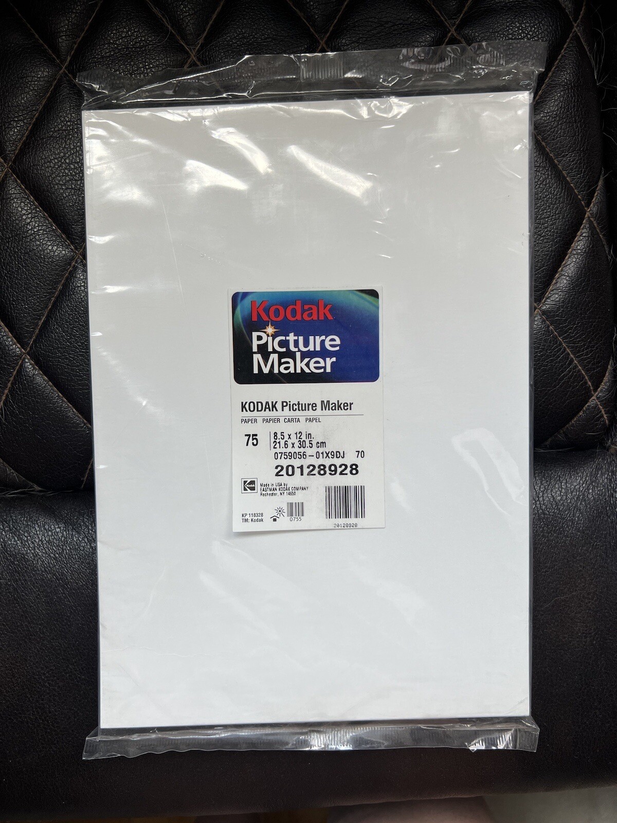 75 Sheets KODAK Picture Maker 8.5" x 12" Printer Photo Paper