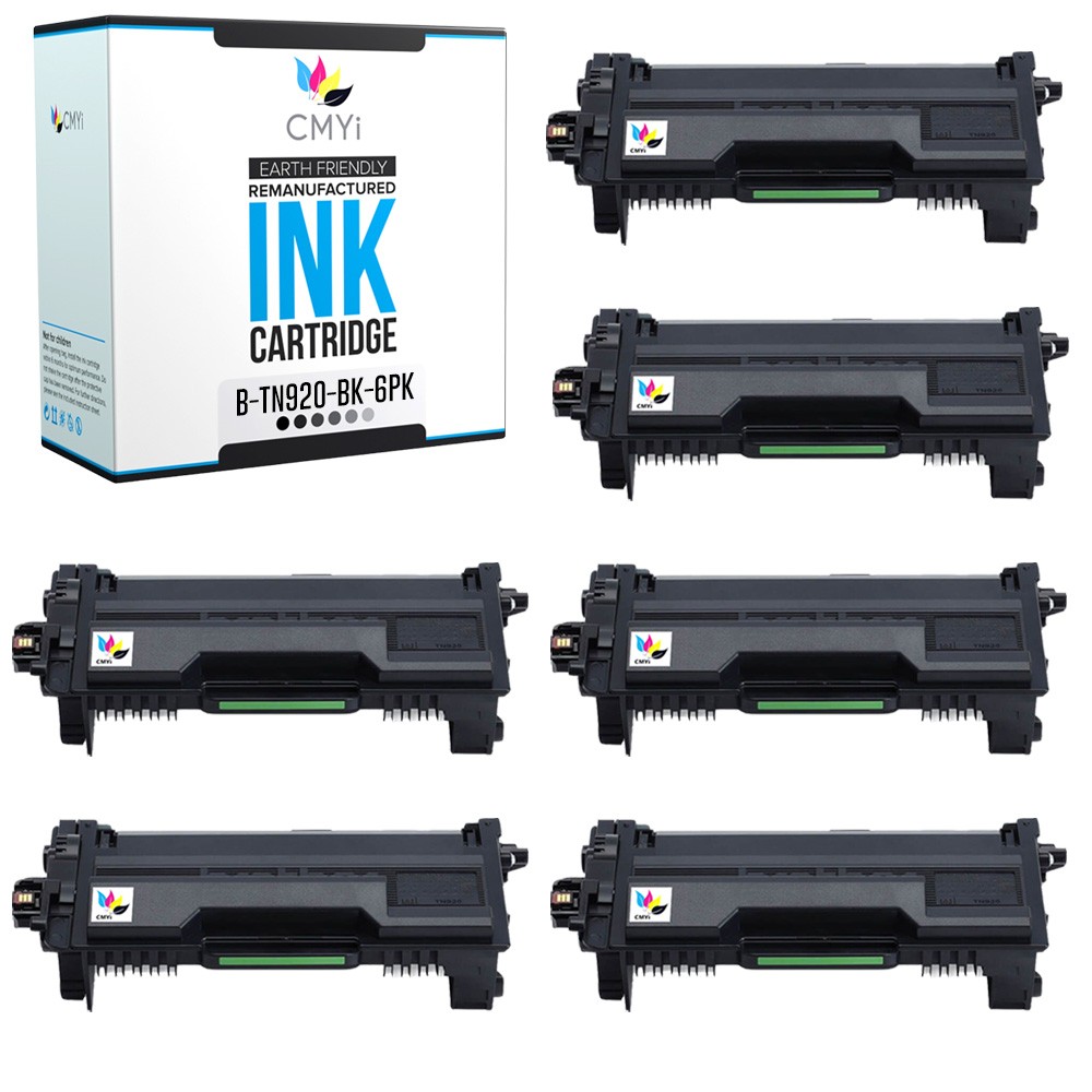 CMYi 6PK Compatible TN920 Printer Toner fits Brother MFC-L5710DN L5710DW L5715DW