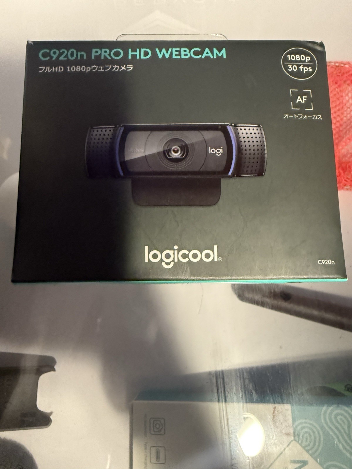 Logicool C920n Pro HD Webcam 1080p 30fps Auto Focus USB Black
