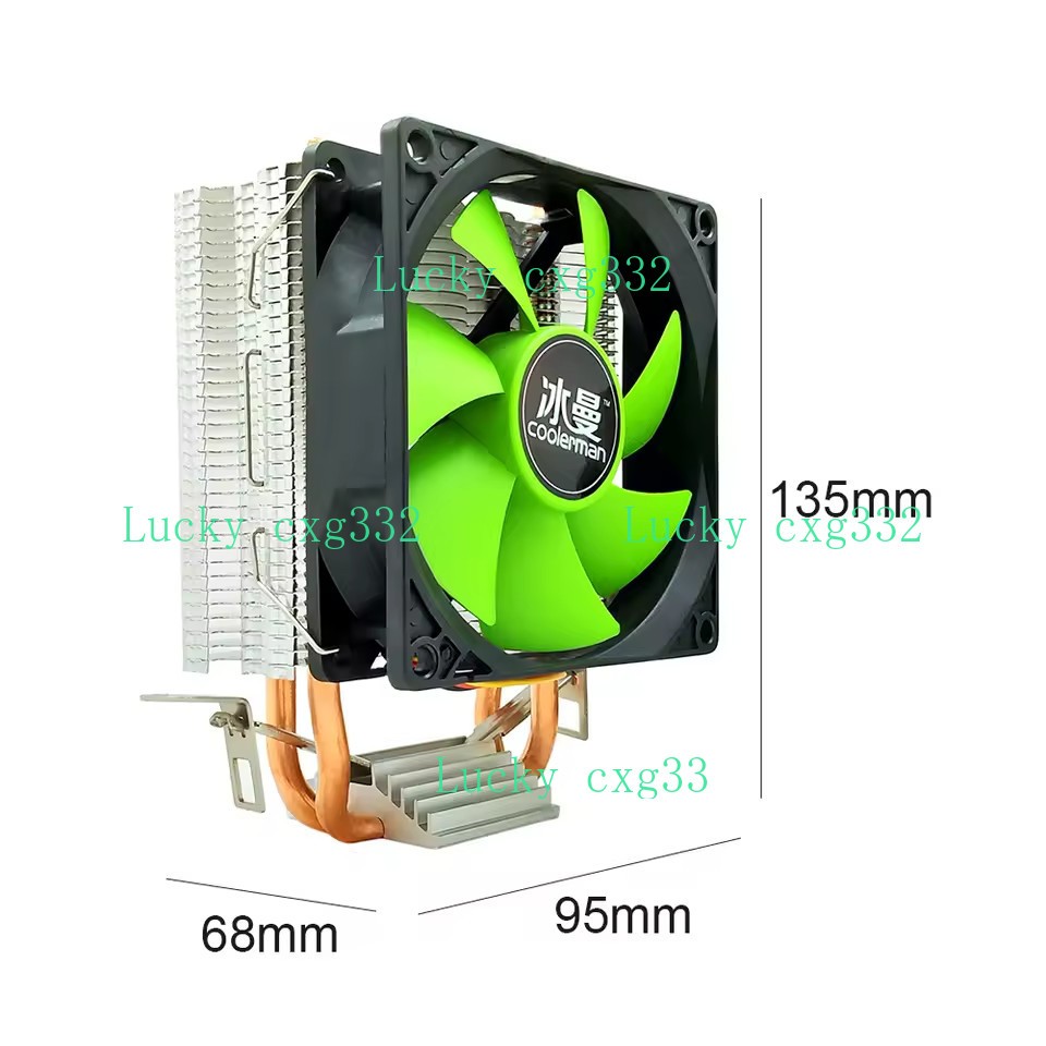 Snowman m-X2 CPU Air Cooler for LGA 1700 1200 1151, & AM5 AM4 Silent RGB Fan