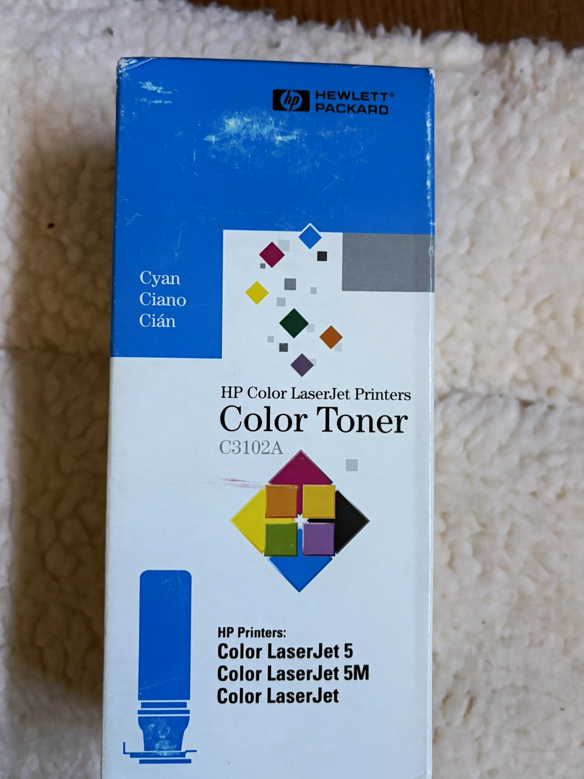 HP Genuine C3102A Cyan Laser Toner Cartridge for Color LaserJet 5/5M