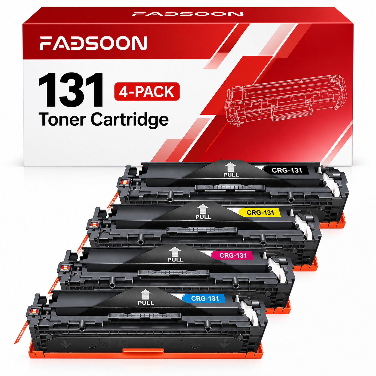 131 Compatible Toner 4PK BK/C/M/Y Standard Yield Replacement for MF8280Cw 4-Pack