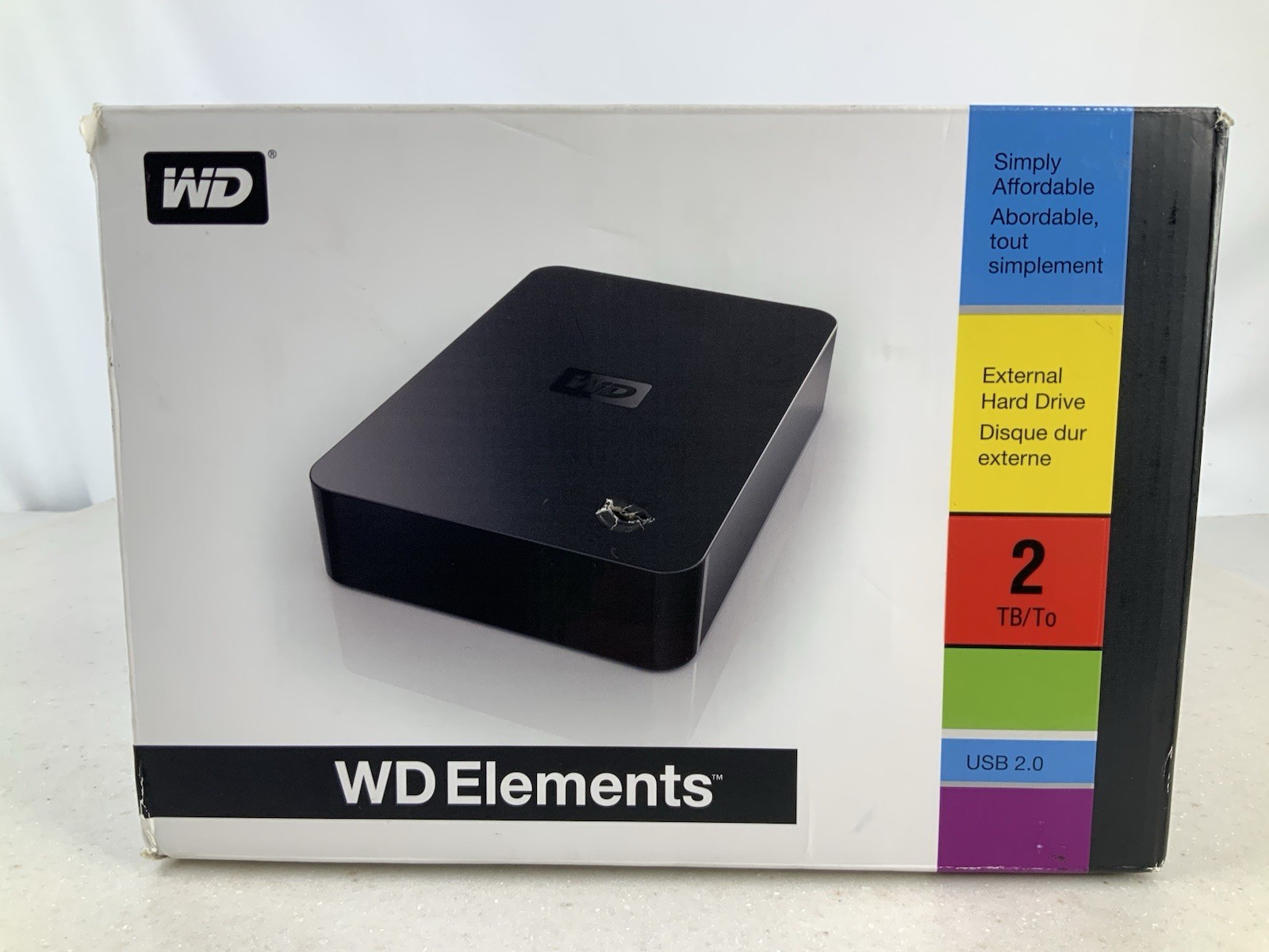 WD Western Digital External Hard Drive 2 TB New In Box Sealed