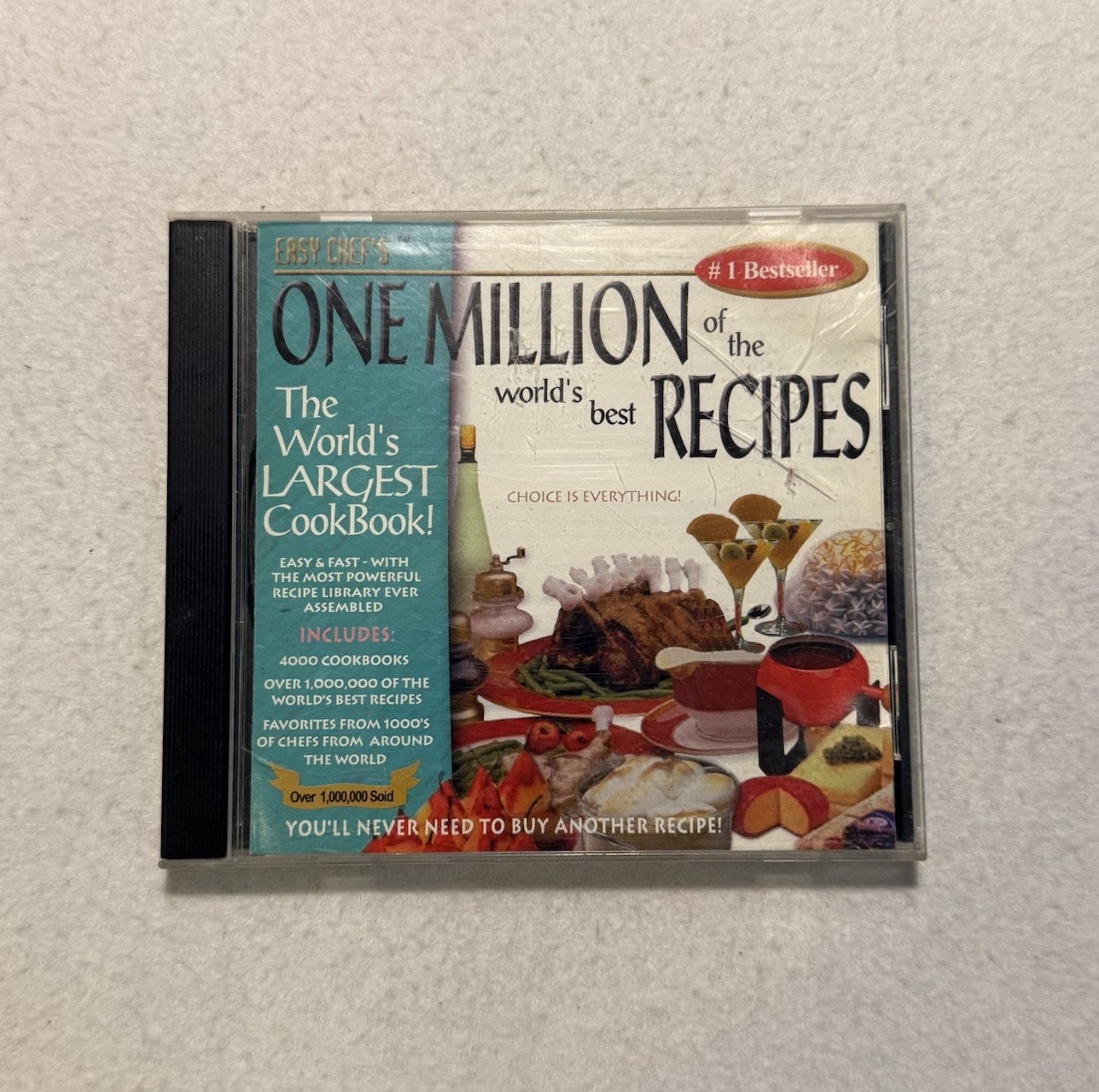 Easy Chef’s One Million of the World’s Best Recipes CD-ROM 1999 ACR Software