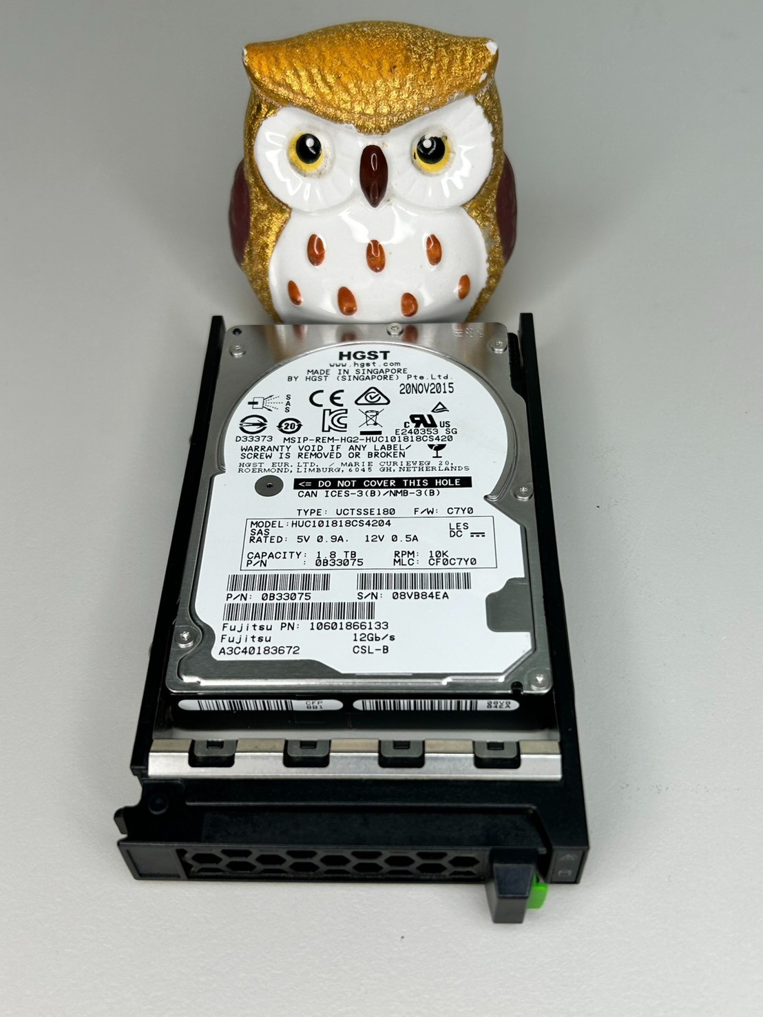 Fujitsu A3C40183672 1.8TB 10K 12G SAS