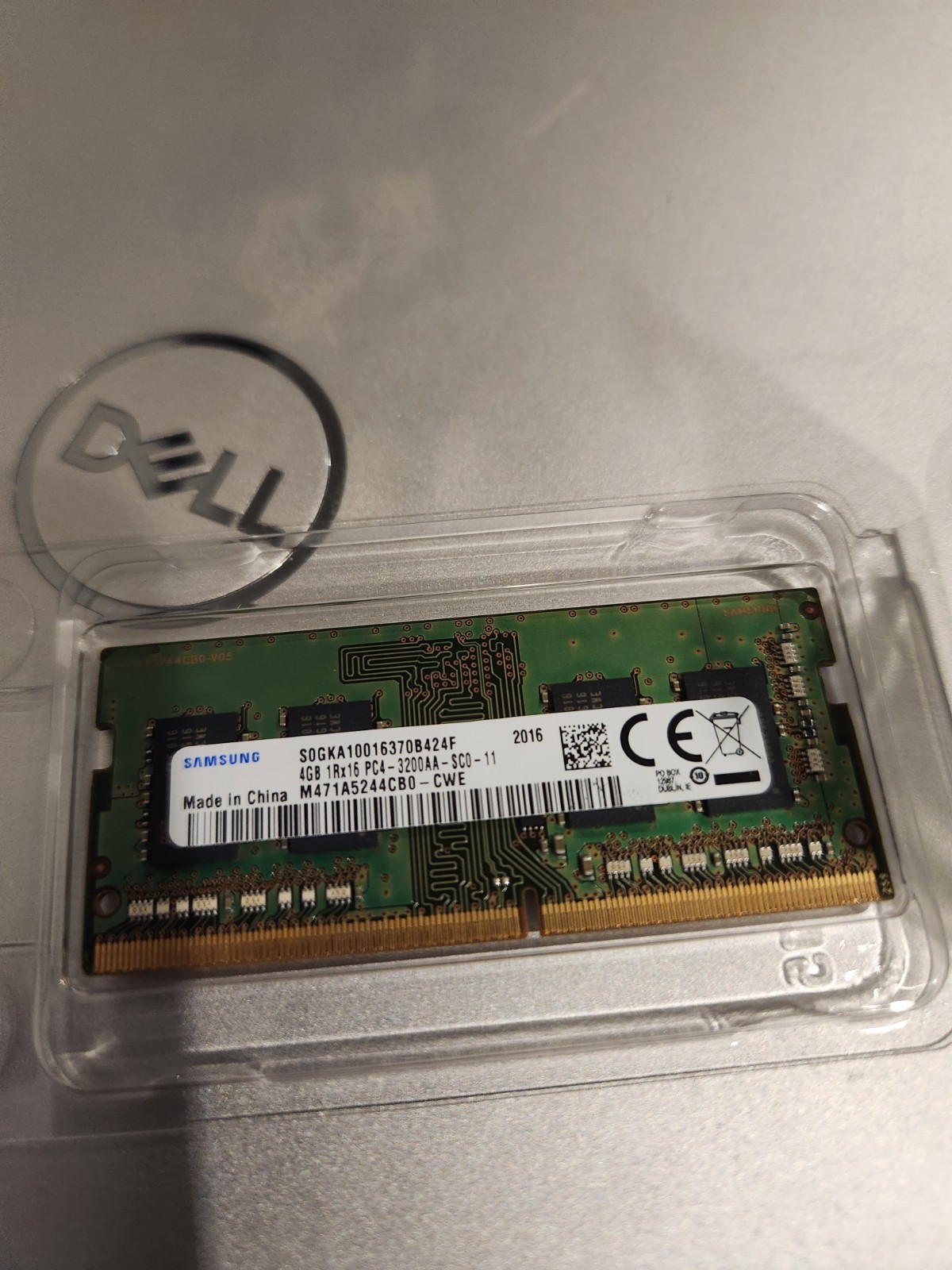 Samsung 4GB DDR4 SODIMM 3200MHz 1Rx16 PC4-3200AA-SC0-11 SDRAM Laptop Memory