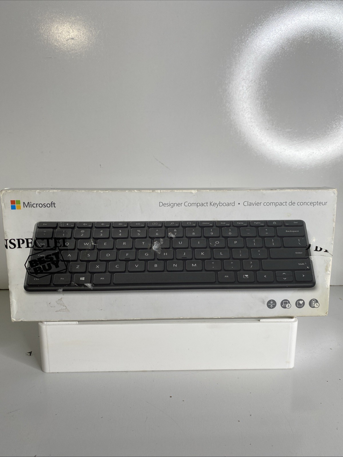 Microsoft - 21Y-00001 - Designer Compact Keyboard - Black - 1954