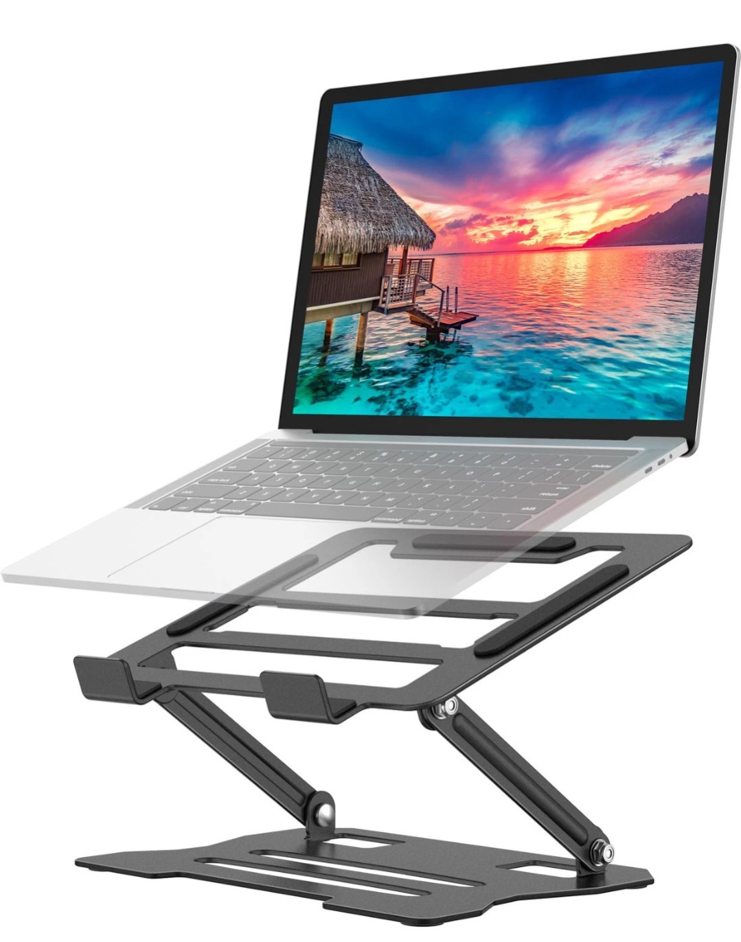 Laptop Tablet Stand Universal Adjustable Carbon Steel Computer Ergonomic NEW