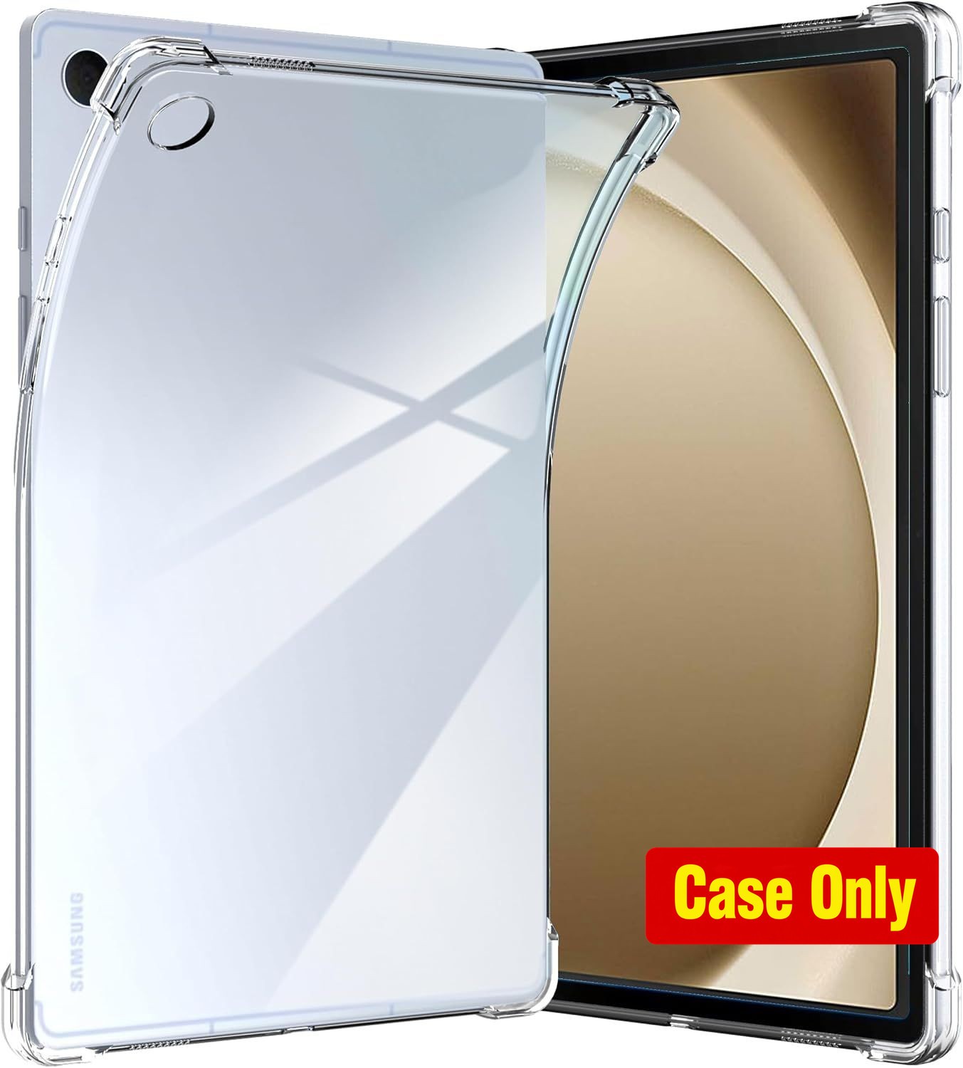 TPU Clear Case for Galaxy Tab A11+ 11 inch, Ultra-Thin, Shockproof, Flexible
