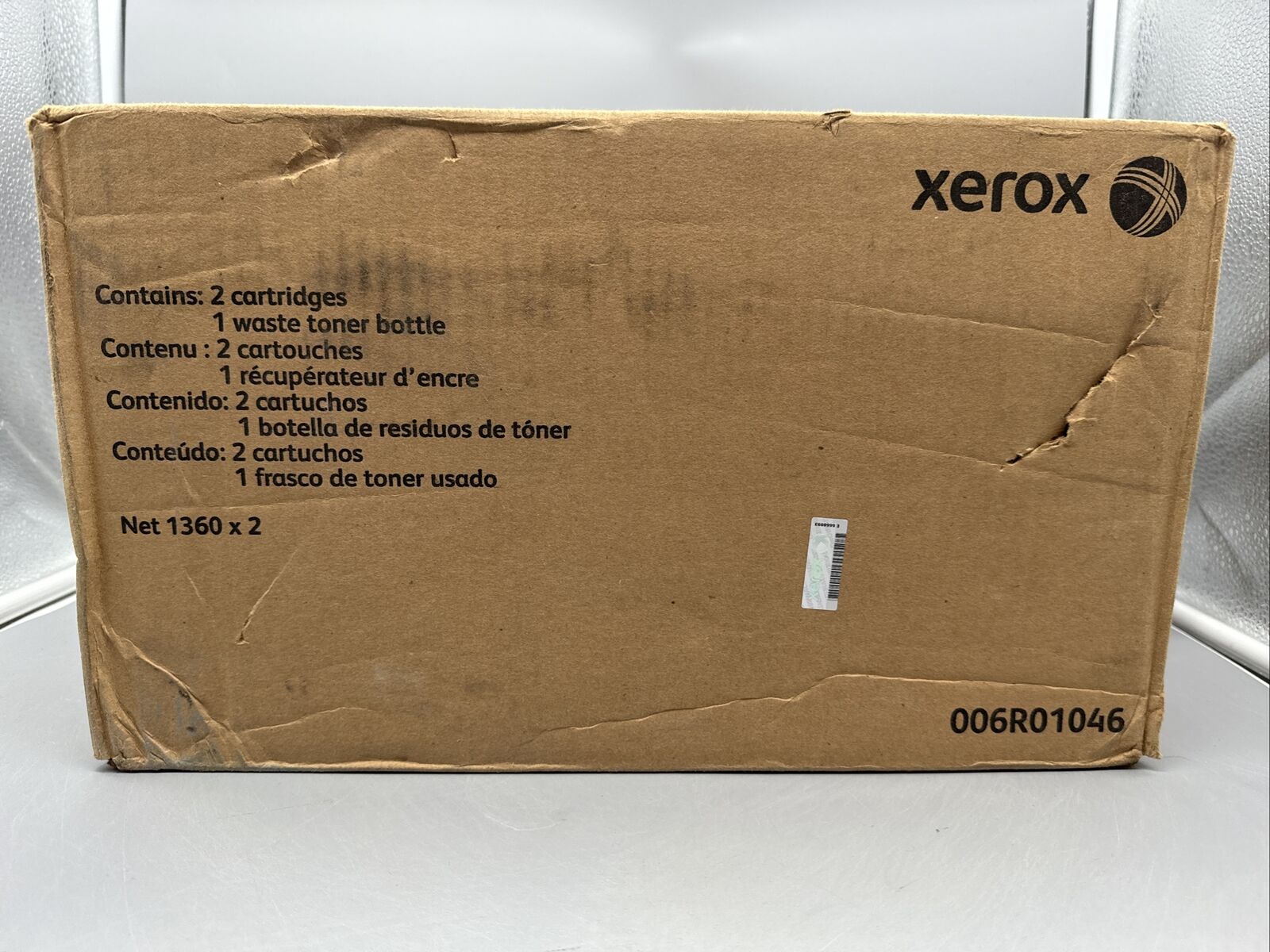 006R01046 6R1046 New Genuine Xerox Toner x2 with Waste Container