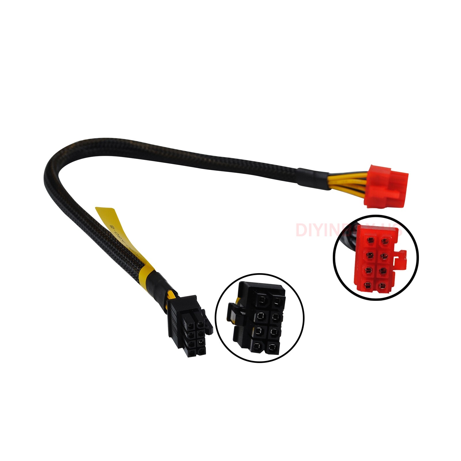 8pin to 8pin DELL R730 and Nvidia K80 M60 M40 P40 P100 PCIE GPU Power cable 35cm