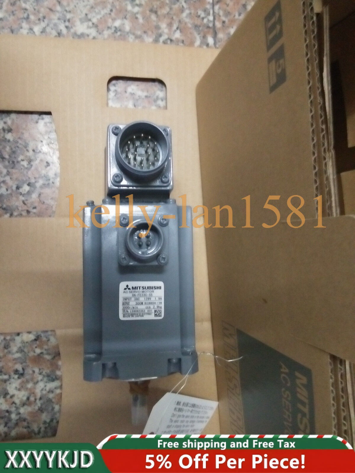 100% Test 1PC New Servo Motor HA-FE33C-S5 (by DHL or Fedex )