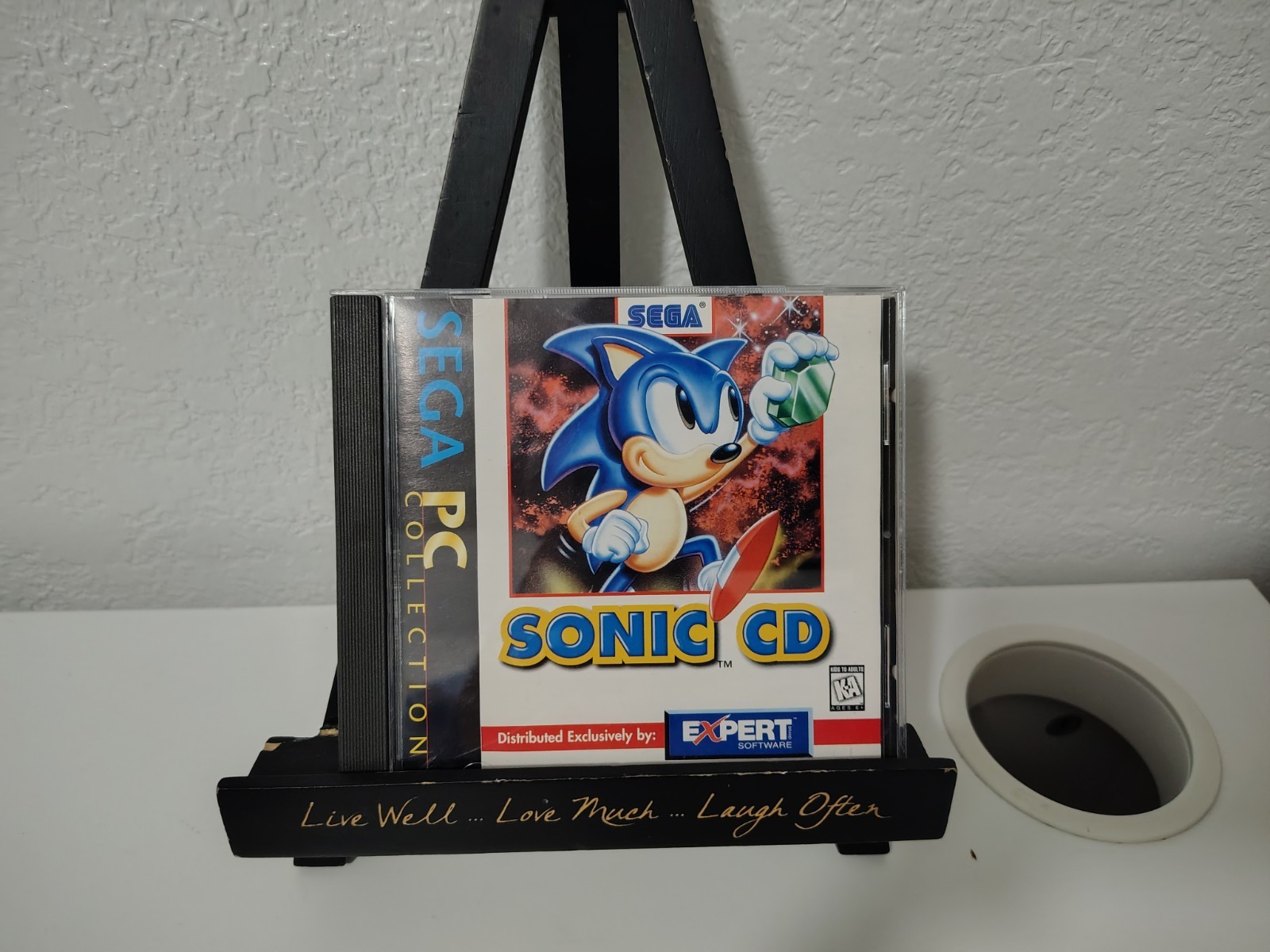 SEGA Sonic CD PC Game CD for Windows 95 English Expert Software Retro Tested 