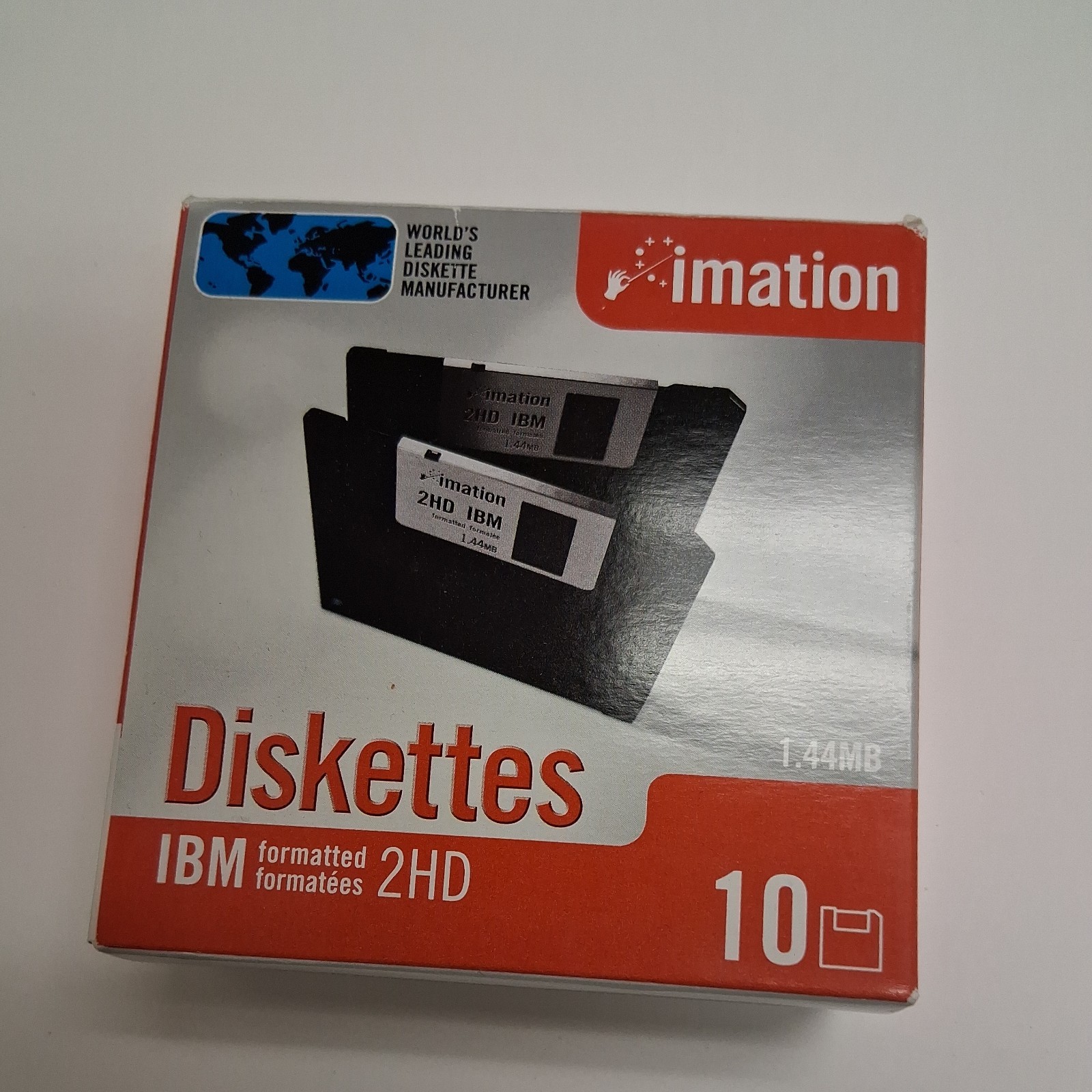 10 Pack 3.5" DS/HD  1.44 MB  Floppy disks - New Never used