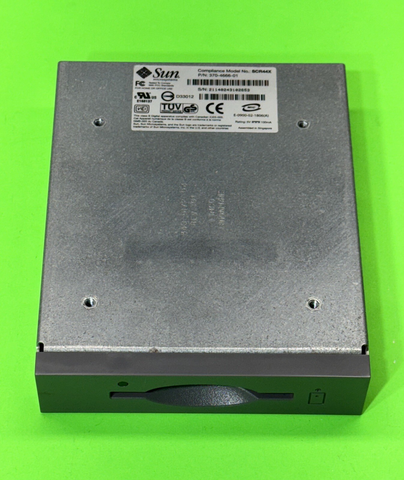 Sun 370-3933 Internal Smart Card Reader Sun Blade 100 / Sun Blade 1000