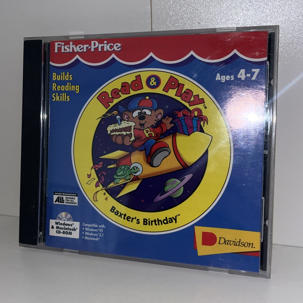 Fisher Price Read & Play: Baxter's Birthday PC MAC CD kids build reading skills