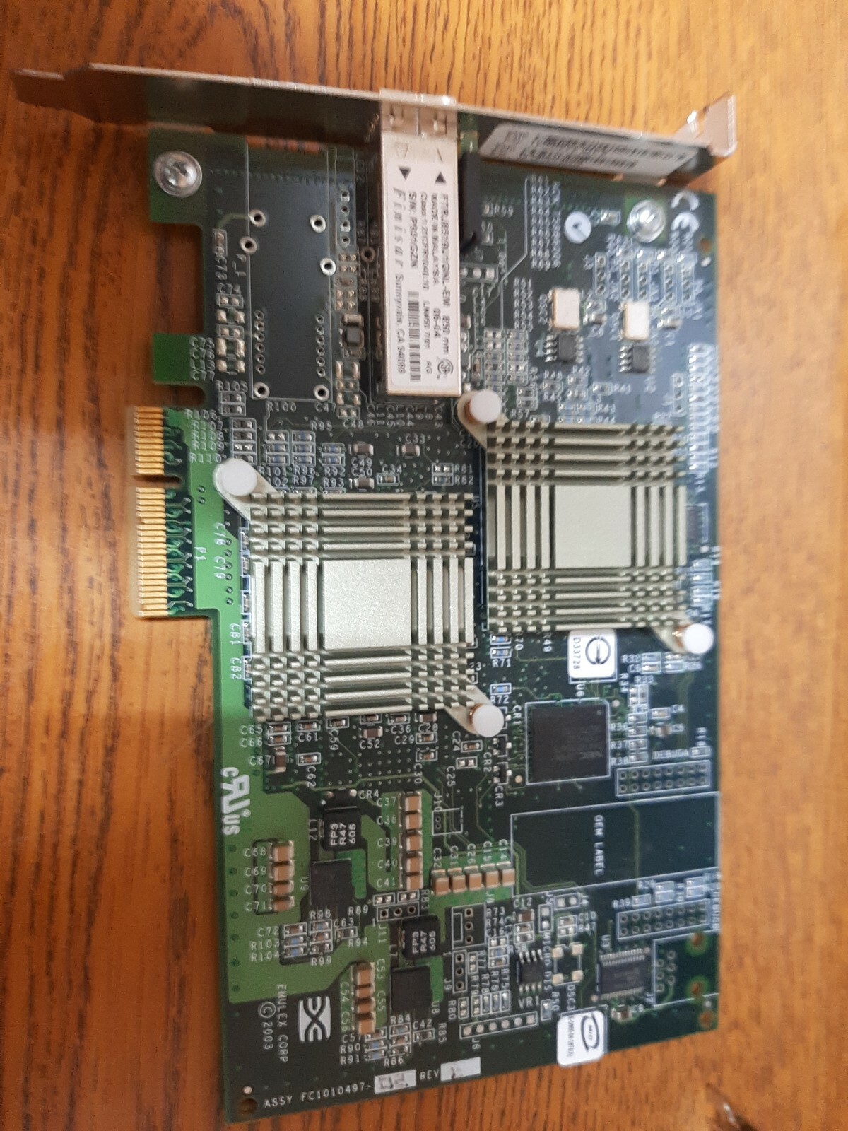 Emulex LP1050Ex-E PCIe x4 Fibre Channel Network Adapter