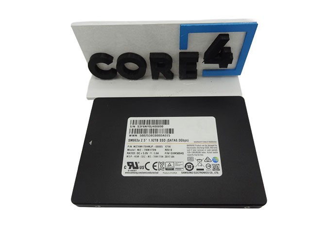 SAMSUNG MZ-7KM1T9N 1.92TB SM863A 6GBPS SATA 2.5in SSD
