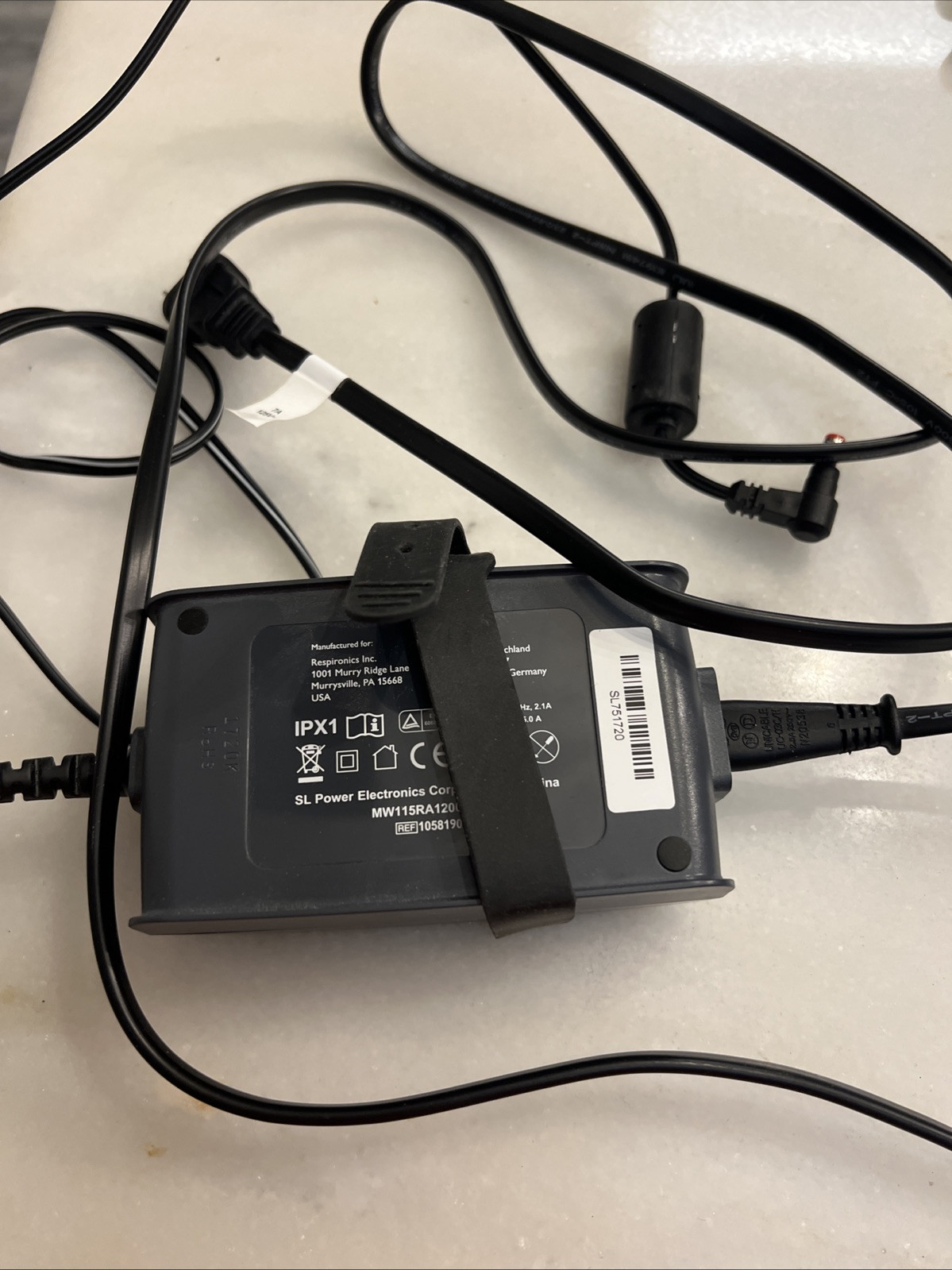Philips Respironics 12V 5A AC Adapter MW115RA1200N05 Supply Charger REF: 1058190