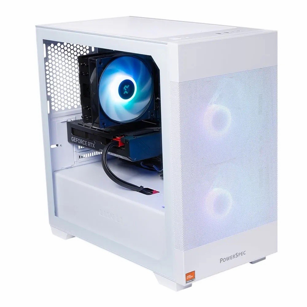 PowerSpec White Gaming Desktop Tower (READ)