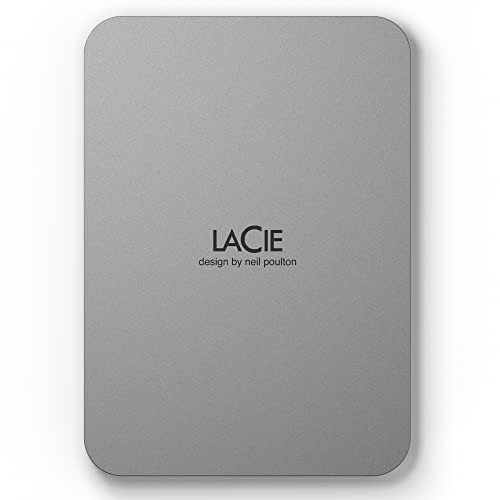 LaCie Mobile Drive USB Type-C External HDD, 4TB