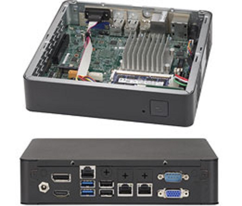 Supermicro SYS-E200-9AP Intel® Atom processor E3940 Mini-ITX Server 
