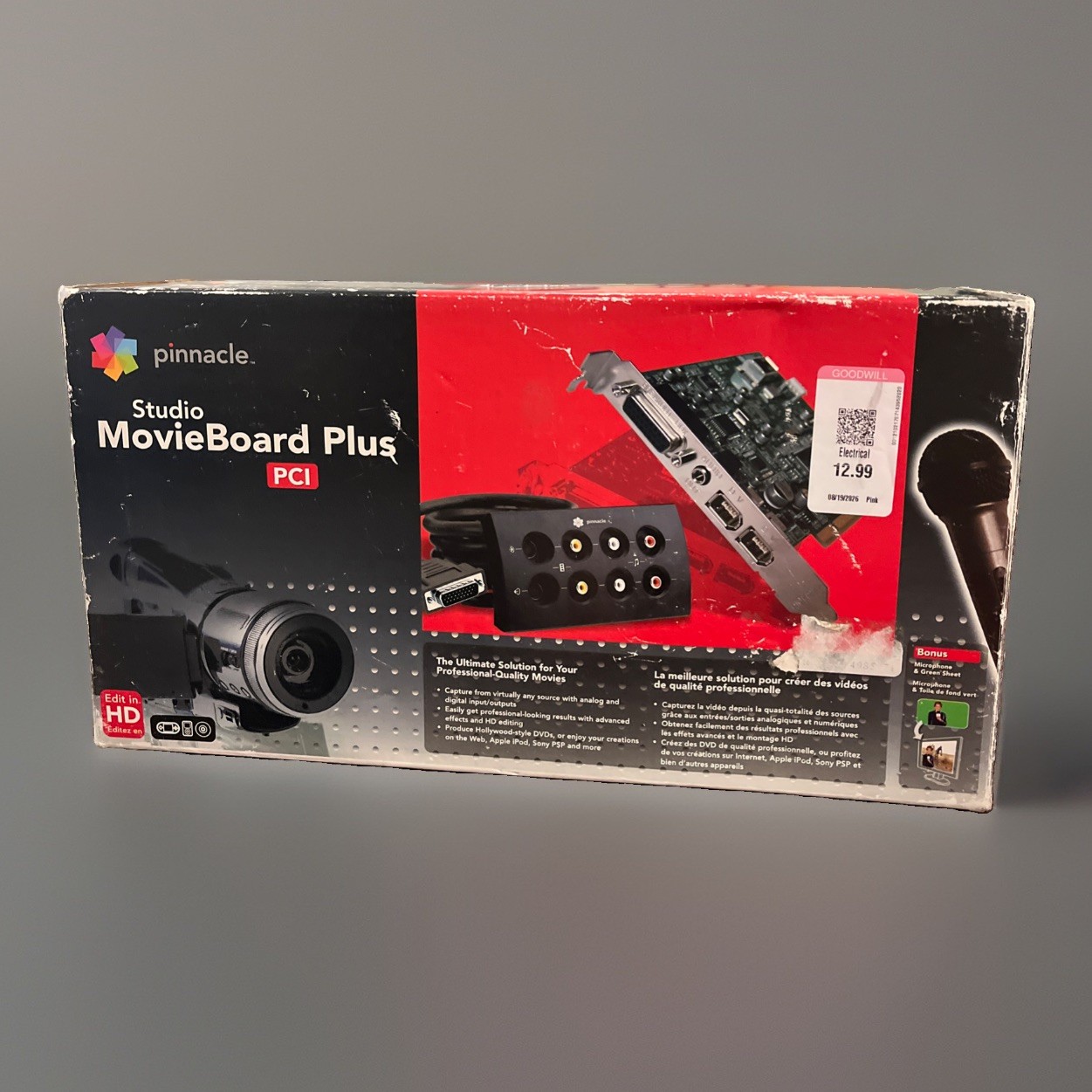Pinnacle Studio MovieBoard Plus PCI  Video Editing System for Windows