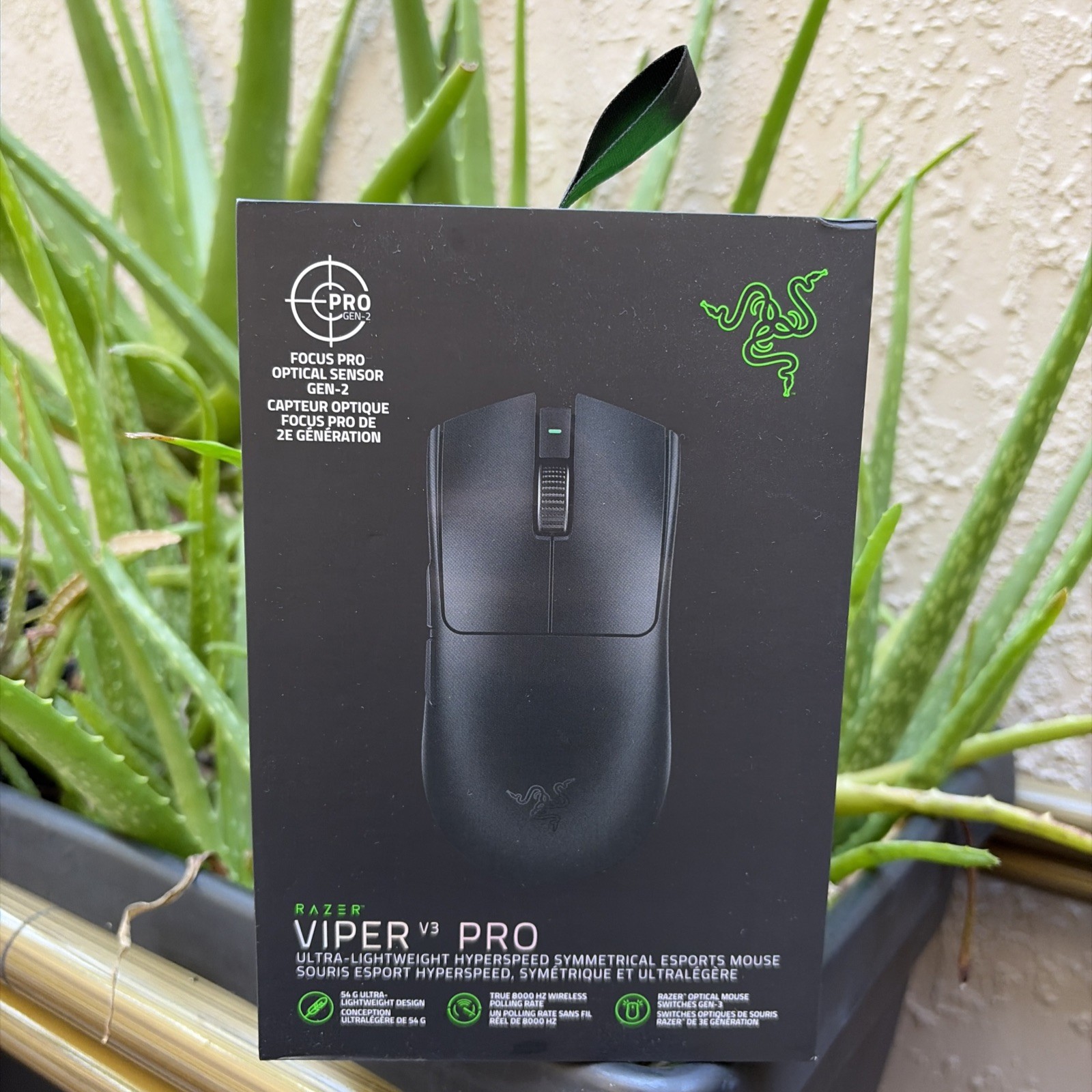 Razer Viper V3 Pro Ultra-Lightweight Wireless Esports Gaming Mouse Black New