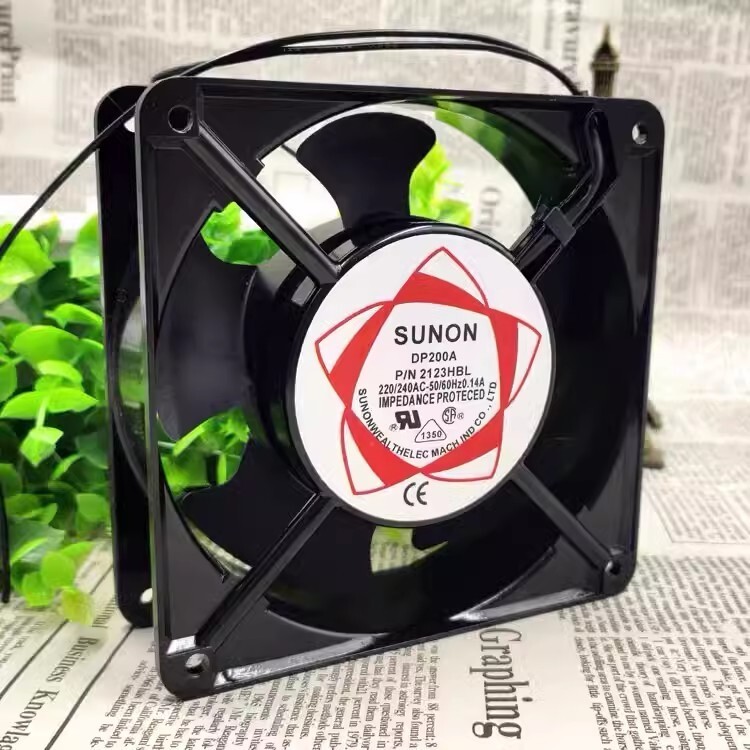 SUNON DP200A P/N 2123HBL 220/240V 0.14A 12038 Dual Ball Cooling Fan
