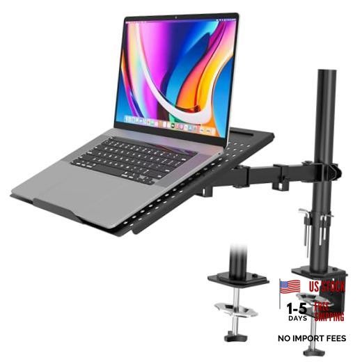 BONTEC Laptop Arm for Desk, 13-32 Inch, 22lbs, VESA 75/100 Compatible | Fully
